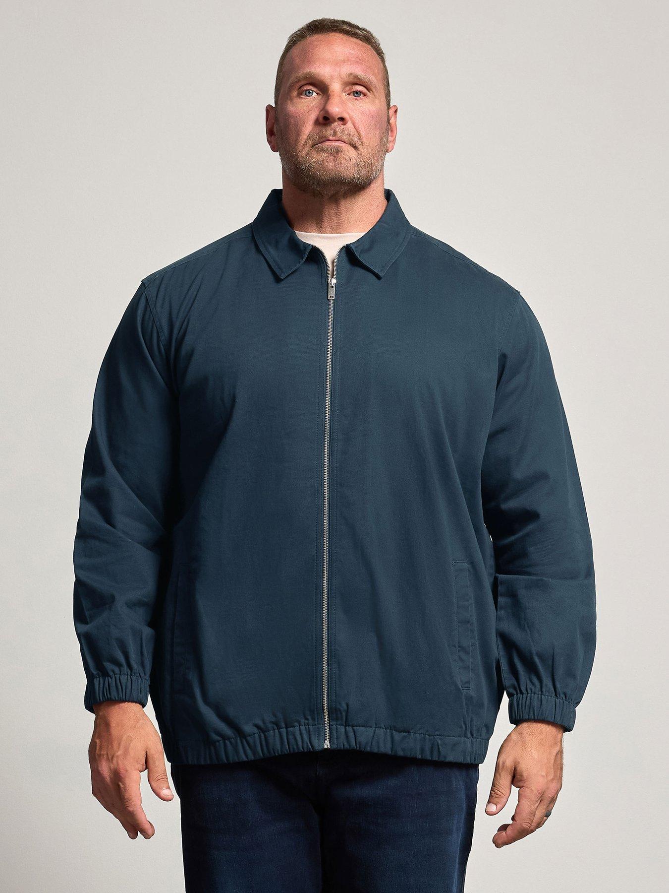 BadRhino Harrington Twill Jacket, Blue, Size 3Xl, Men