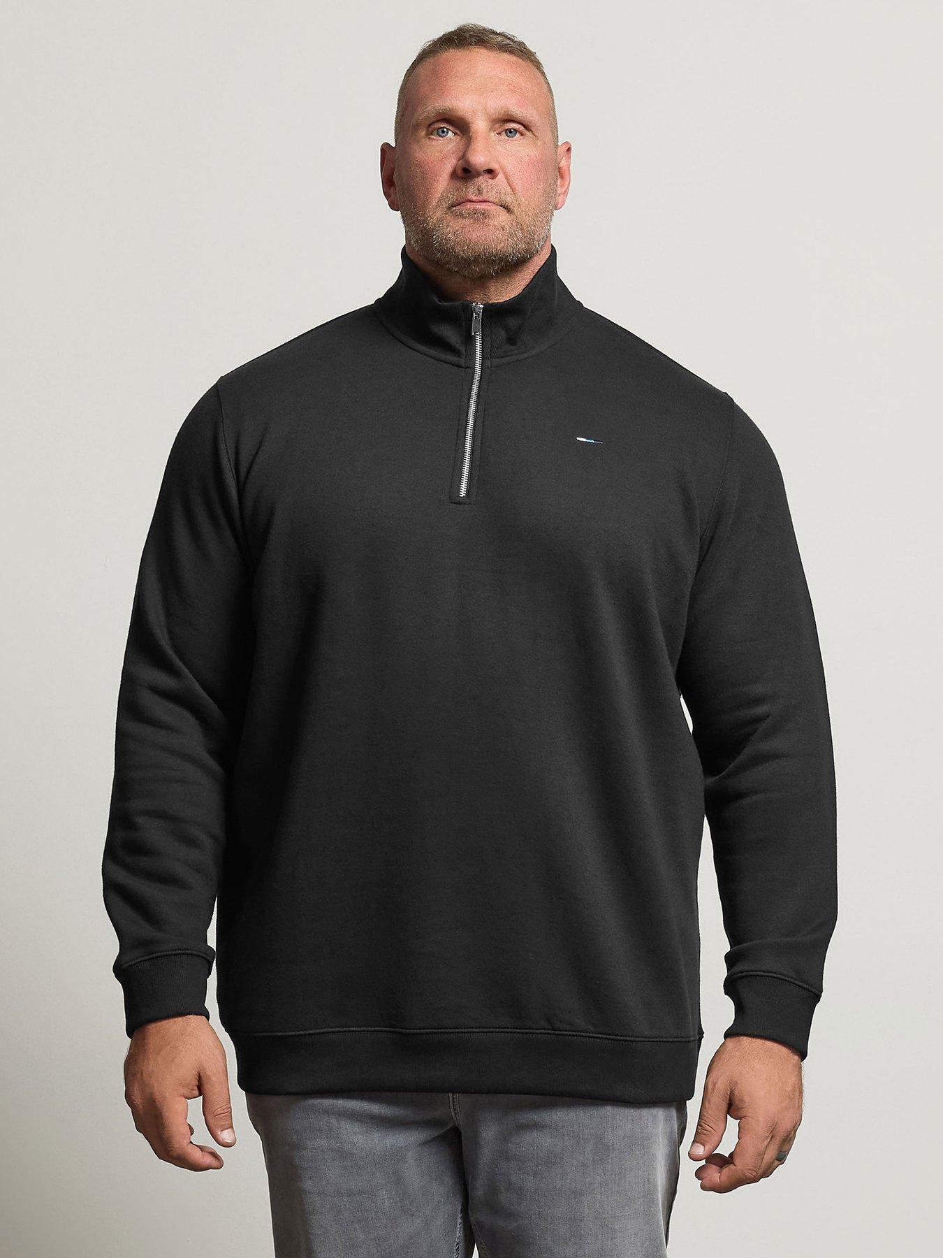 Badrhino Black Half Zip Sweatshirt - Image 4