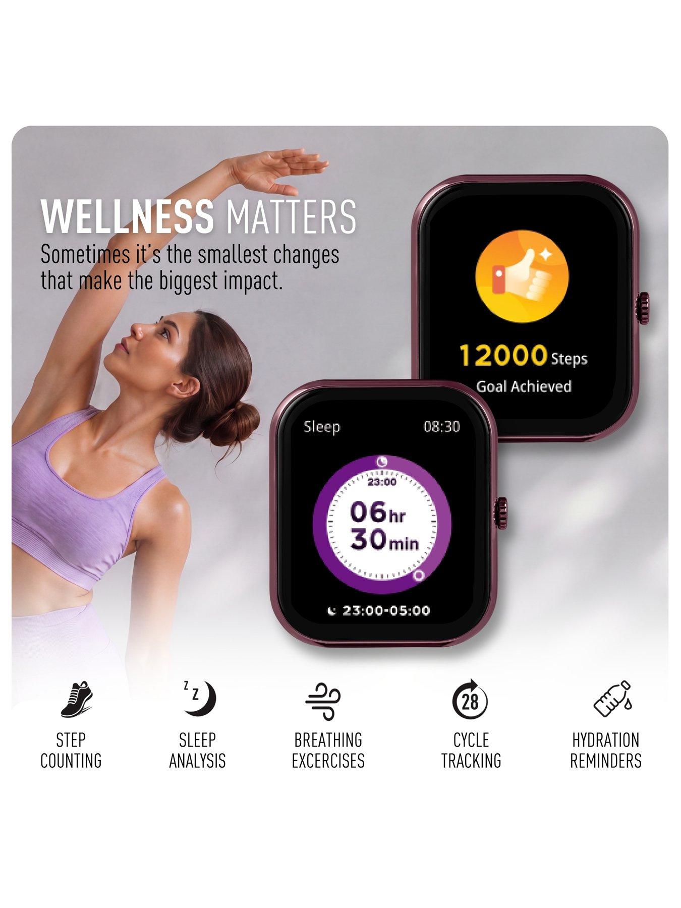 Image 3 of 7 of Reflex Active Reflex Active Nexus Lite Berry Silicone Strap Smart Watch