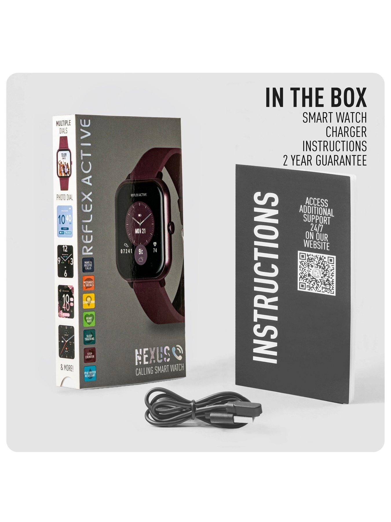 Image 7 of 7 of Reflex Active Reflex Active Nexus Lite Berry Silicone Strap Smart Watch