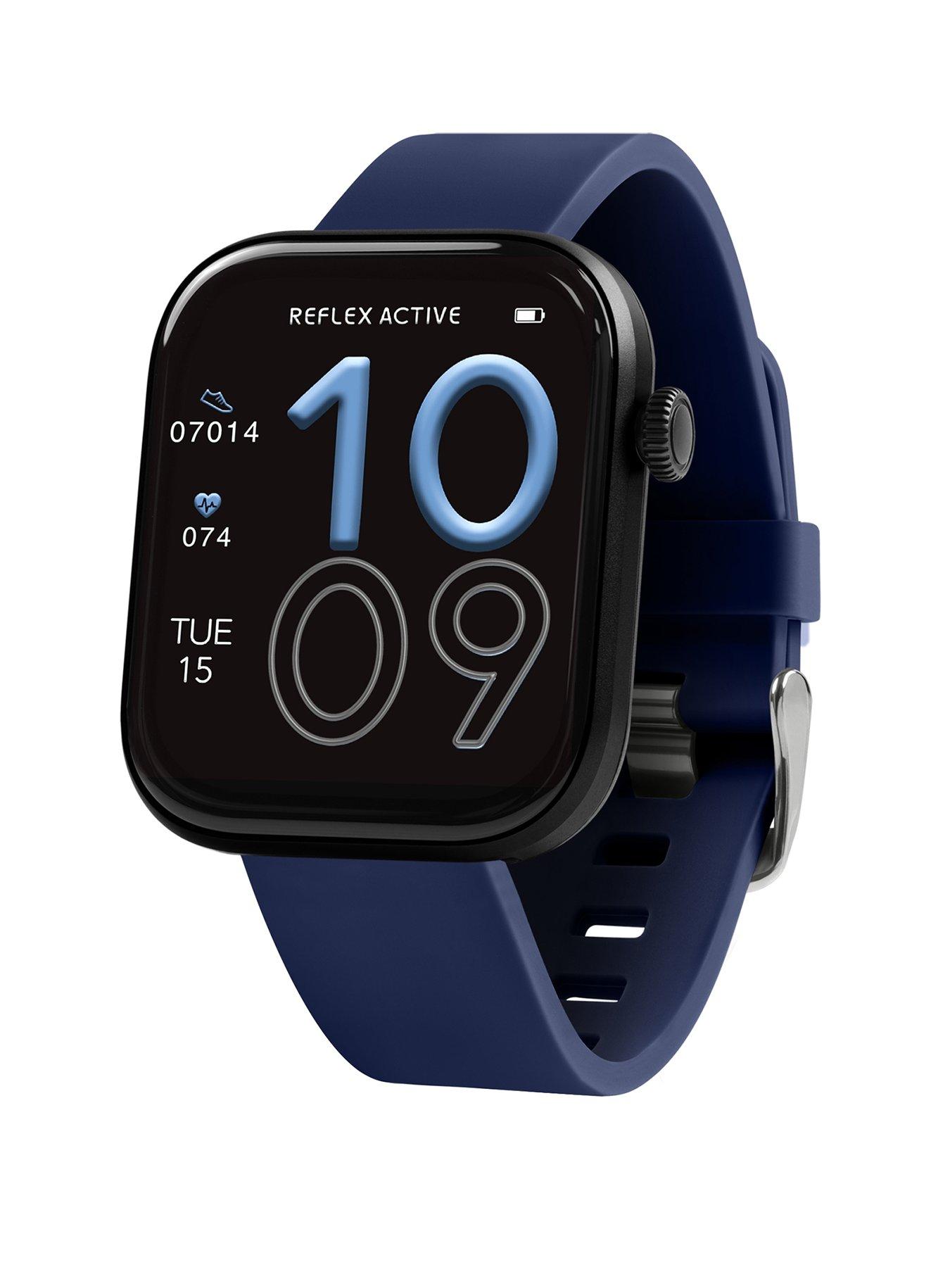 Image 1 of 8 of Reflex Active Reflex Active Spectra Navy Silicone Strap Smart Watch