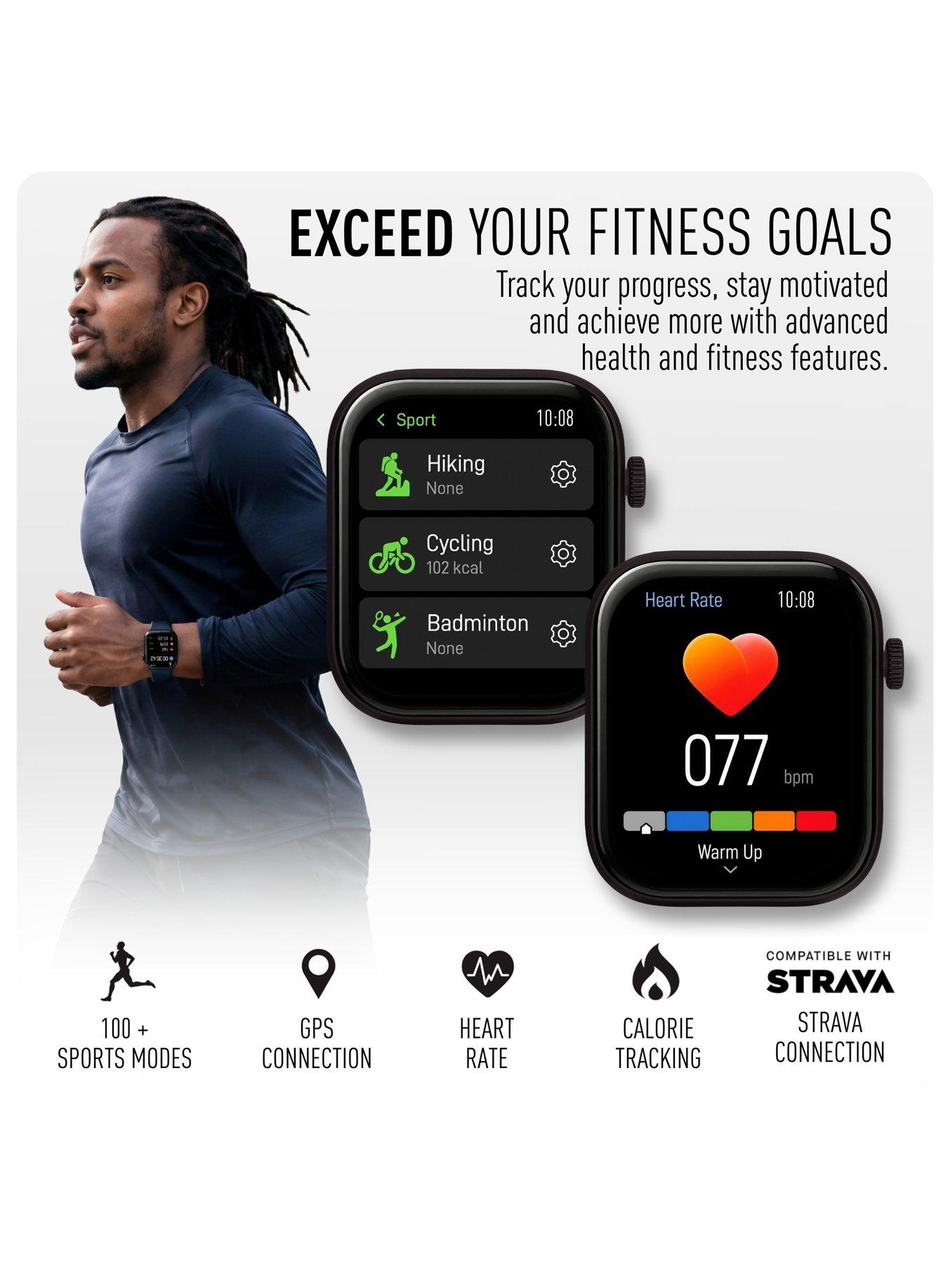 Image 2 of 8 of Reflex Active Reflex Active Spectra Navy Silicone Strap Smart Watch