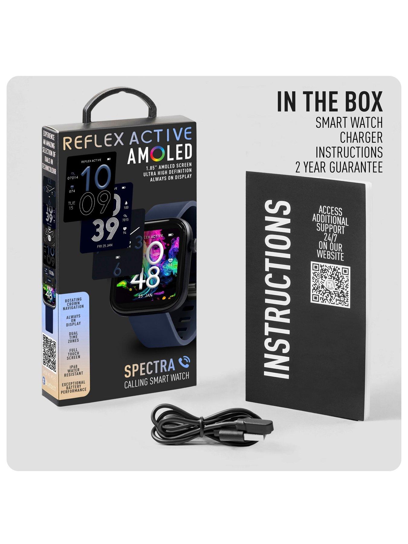 Image 7 of 8 of Reflex Active Reflex Active Spectra Navy Silicone Strap Smart Watch