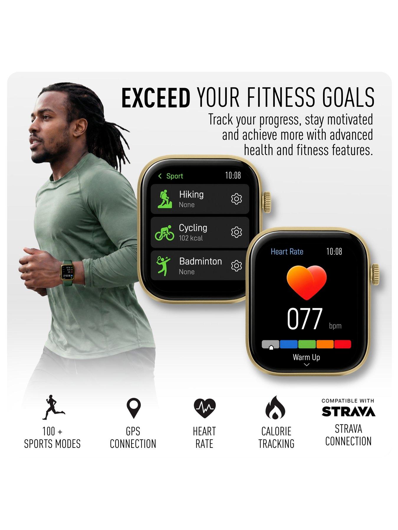 Image 2 of 7 of Reflex Active Reflex Active Spectra Dark Green Silicone Strap Smart Watch