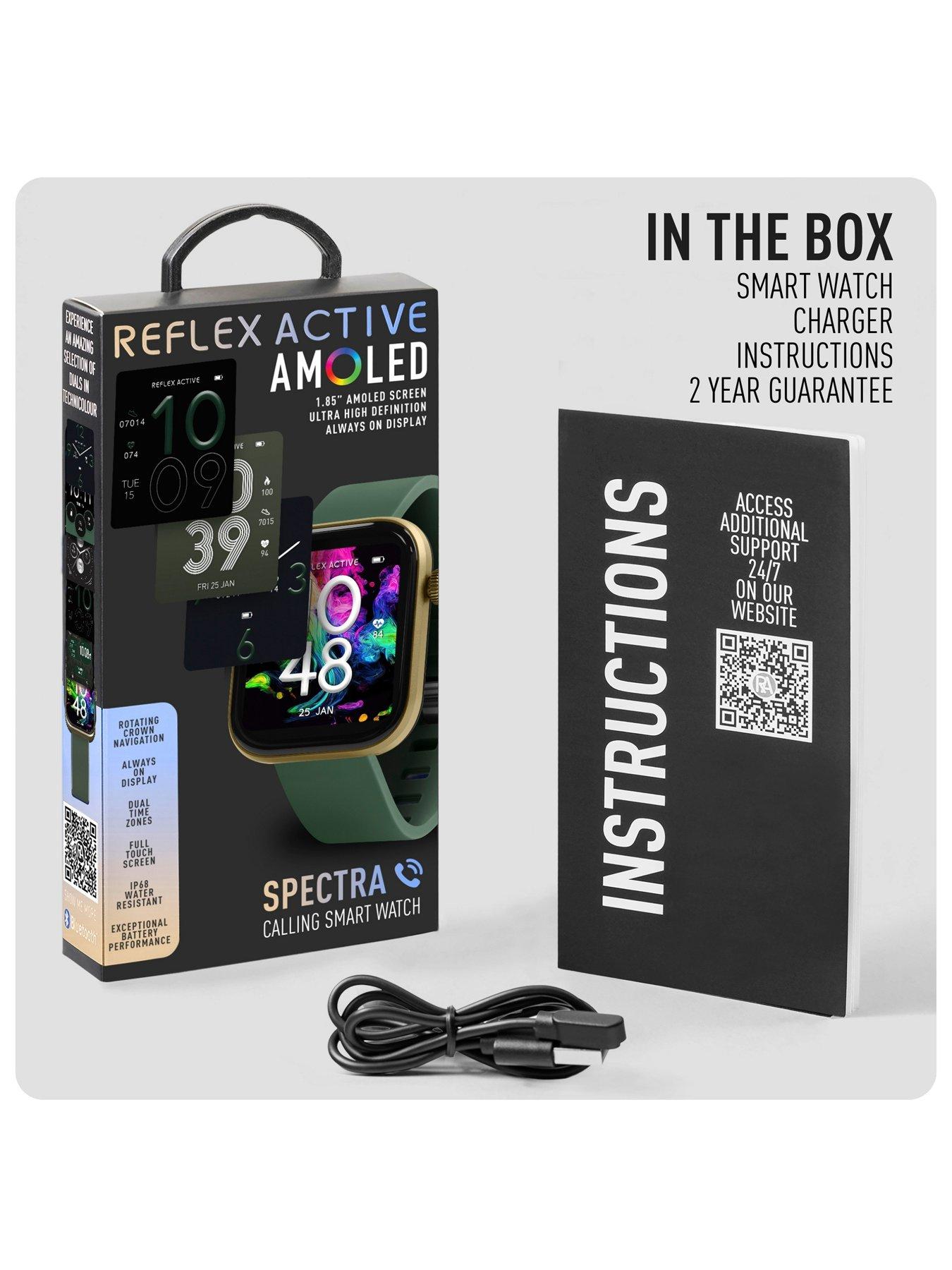Image 7 of 7 of Reflex Active Reflex Active Spectra Dark Green Silicone Strap Smart Watch