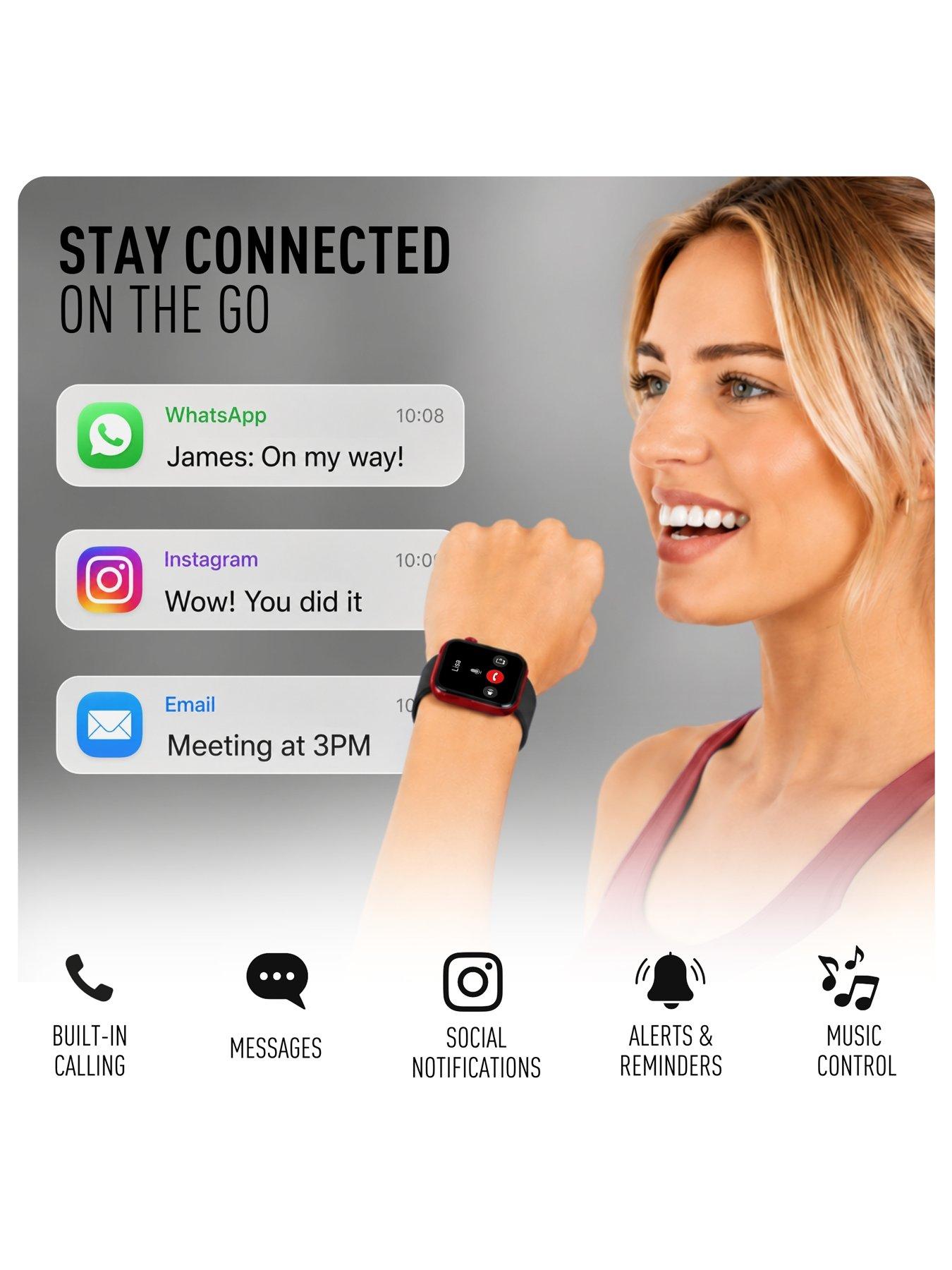 Image 4 of 8 of Reflex Active Reflex Active Spectra Black Silicone Strap Smart Watch