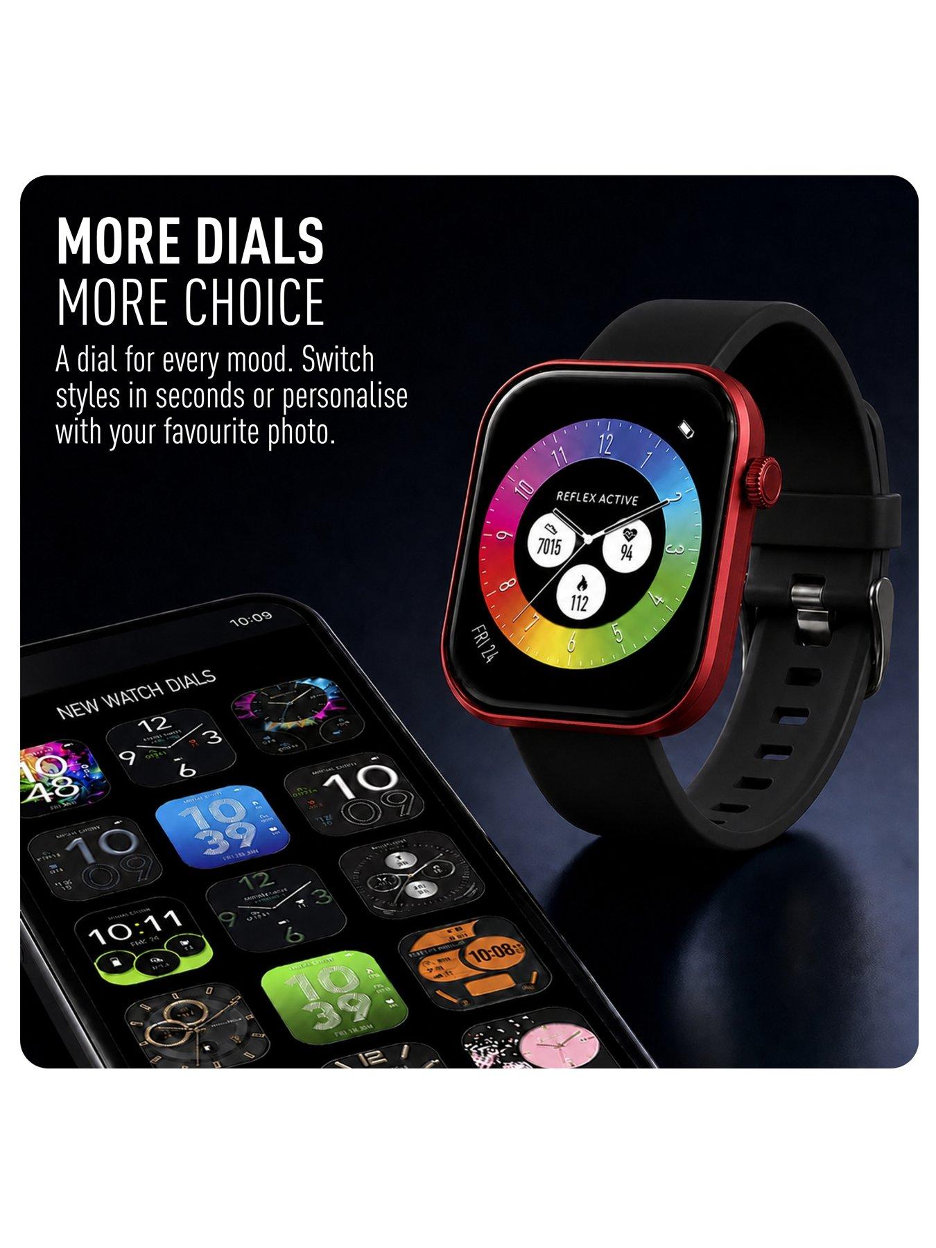 Image 6 of 8 of Reflex Active Reflex Active Spectra Black Silicone Strap Smart Watch