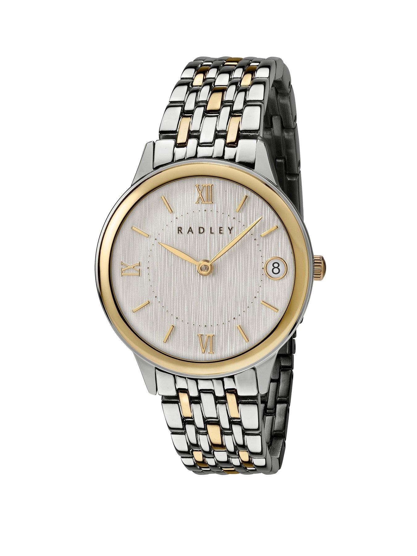 Image 1 of 4 of Radley Ladies Silver &amp; Gold Plated Round Stainless Steel Bracelet Watch