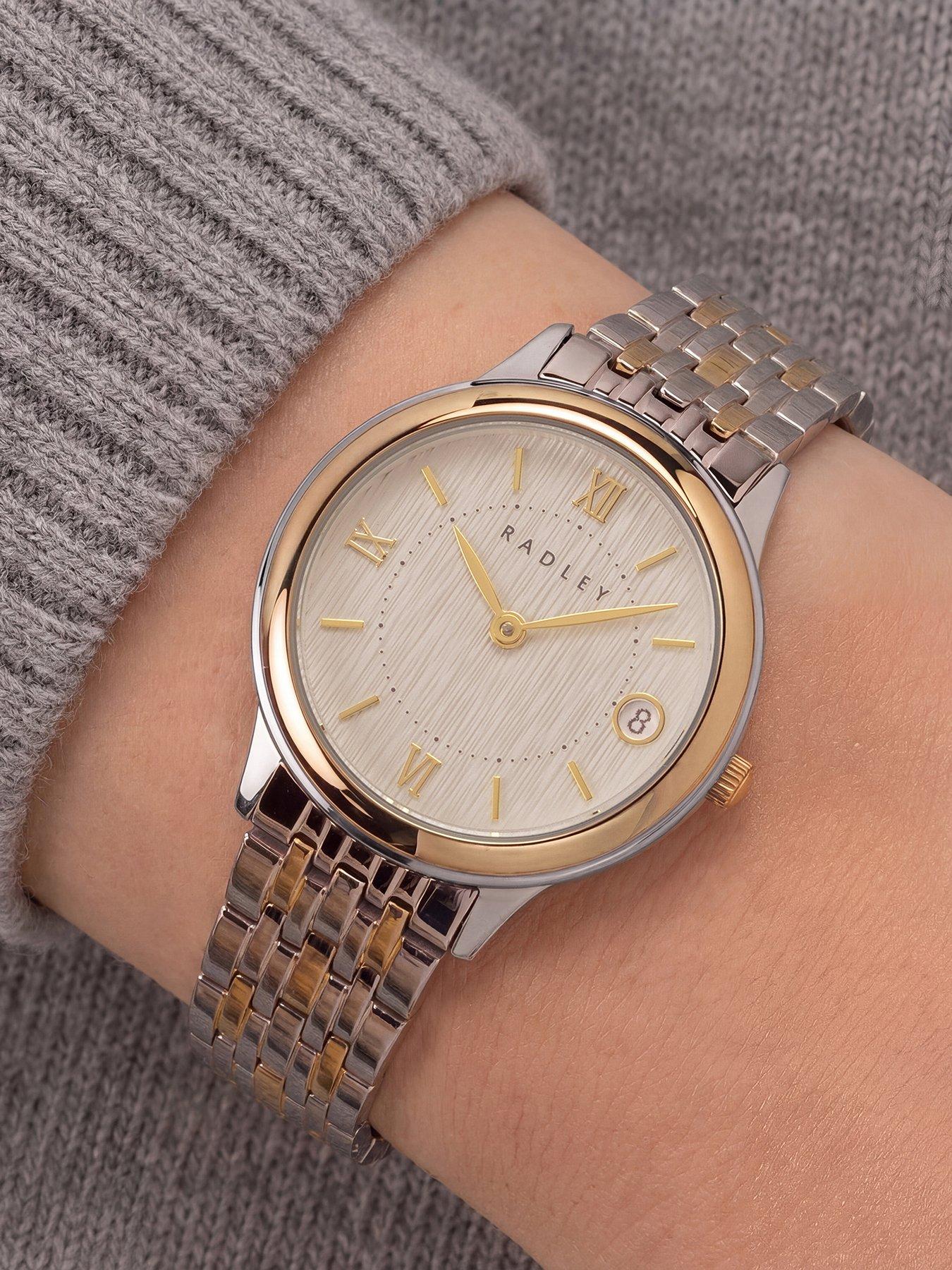 Image 3 of 4 of Radley Ladies Silver &amp; Gold Plated Round Stainless Steel Bracelet Watch