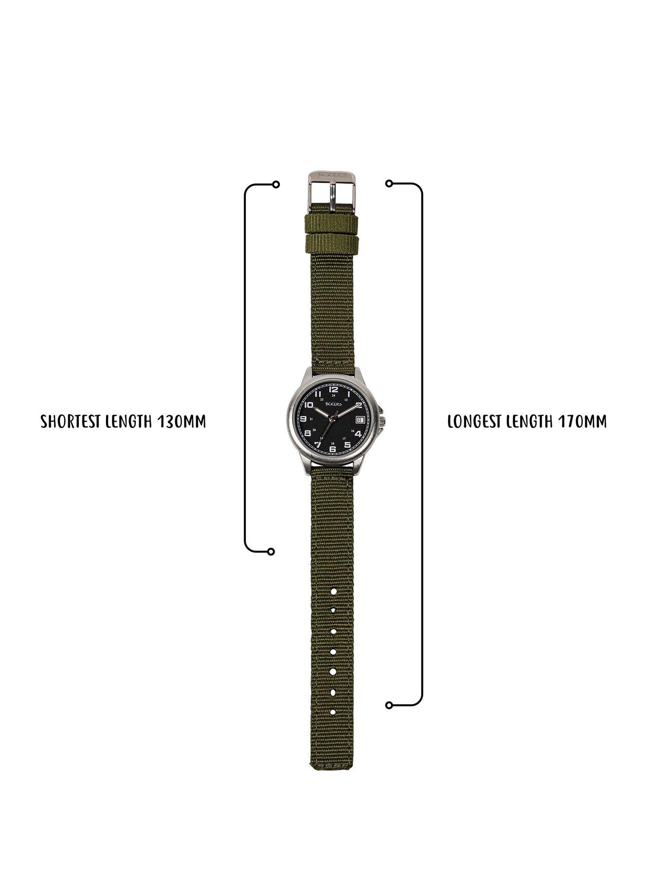 Image 4 of 4 of Tikkers Green Canvas Strap Watch