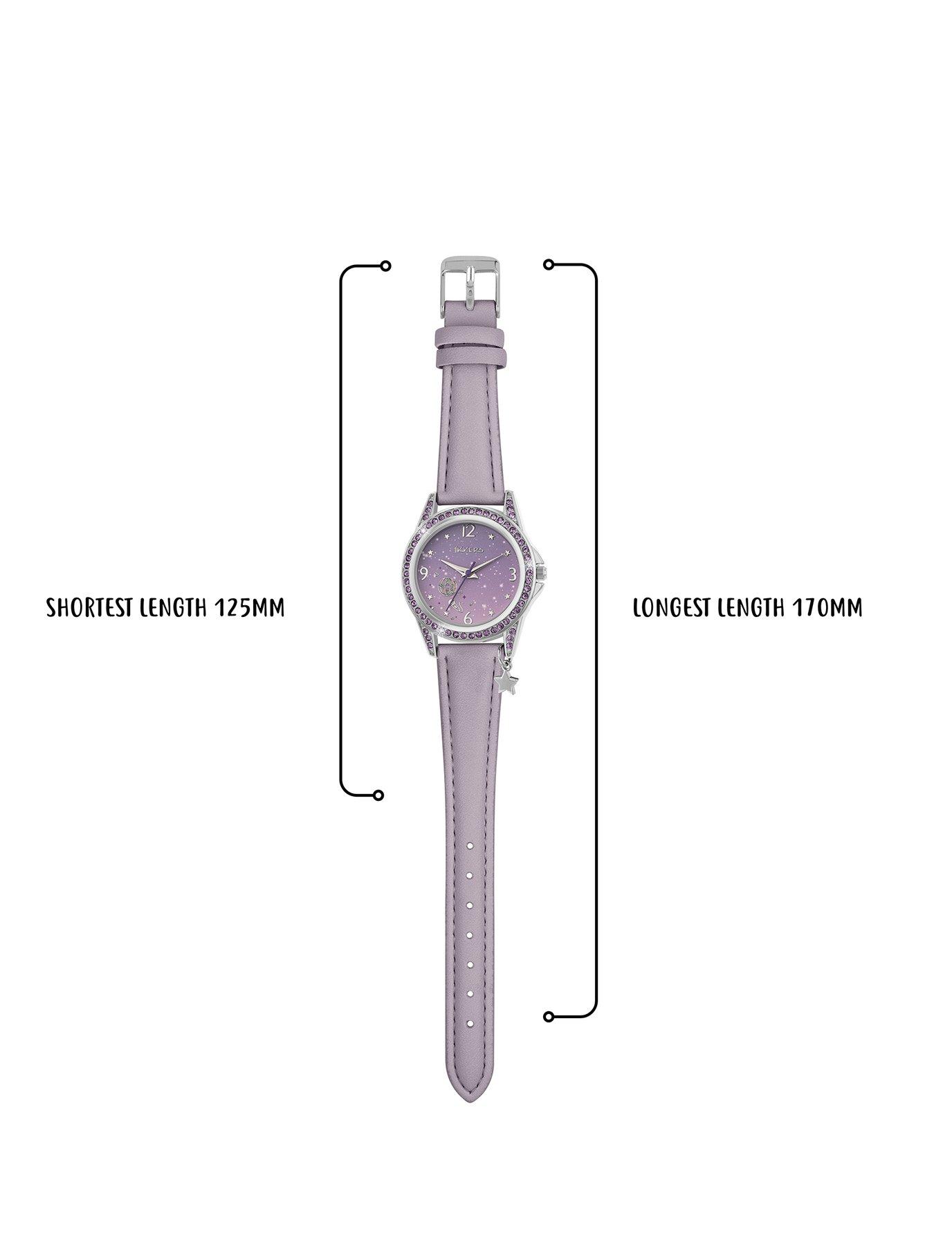 Image 4 of 4 of Tikkers Tikkers Stone Set Lilac Strap Watch