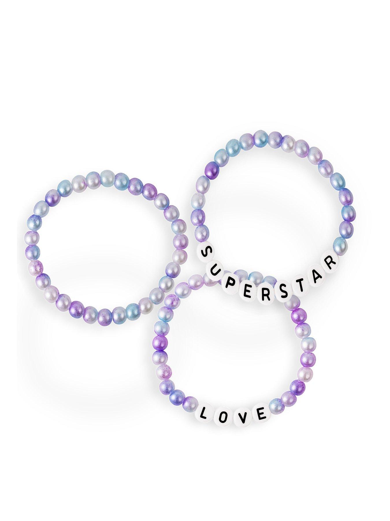 Image 5 of 6 of Tikkers Stone Set Lilac Strap Watch and Bracelet Set