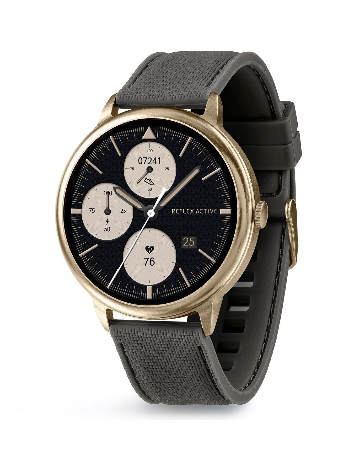 Reflex Active Spectra Dark Olive Silicone Strap Smart Watch