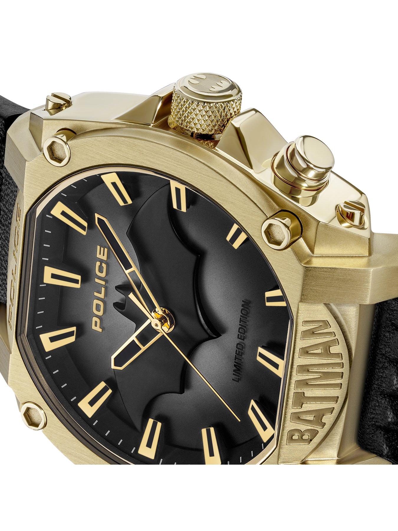 Image 5 of 6 of Police Gold Forever Batman Watch
