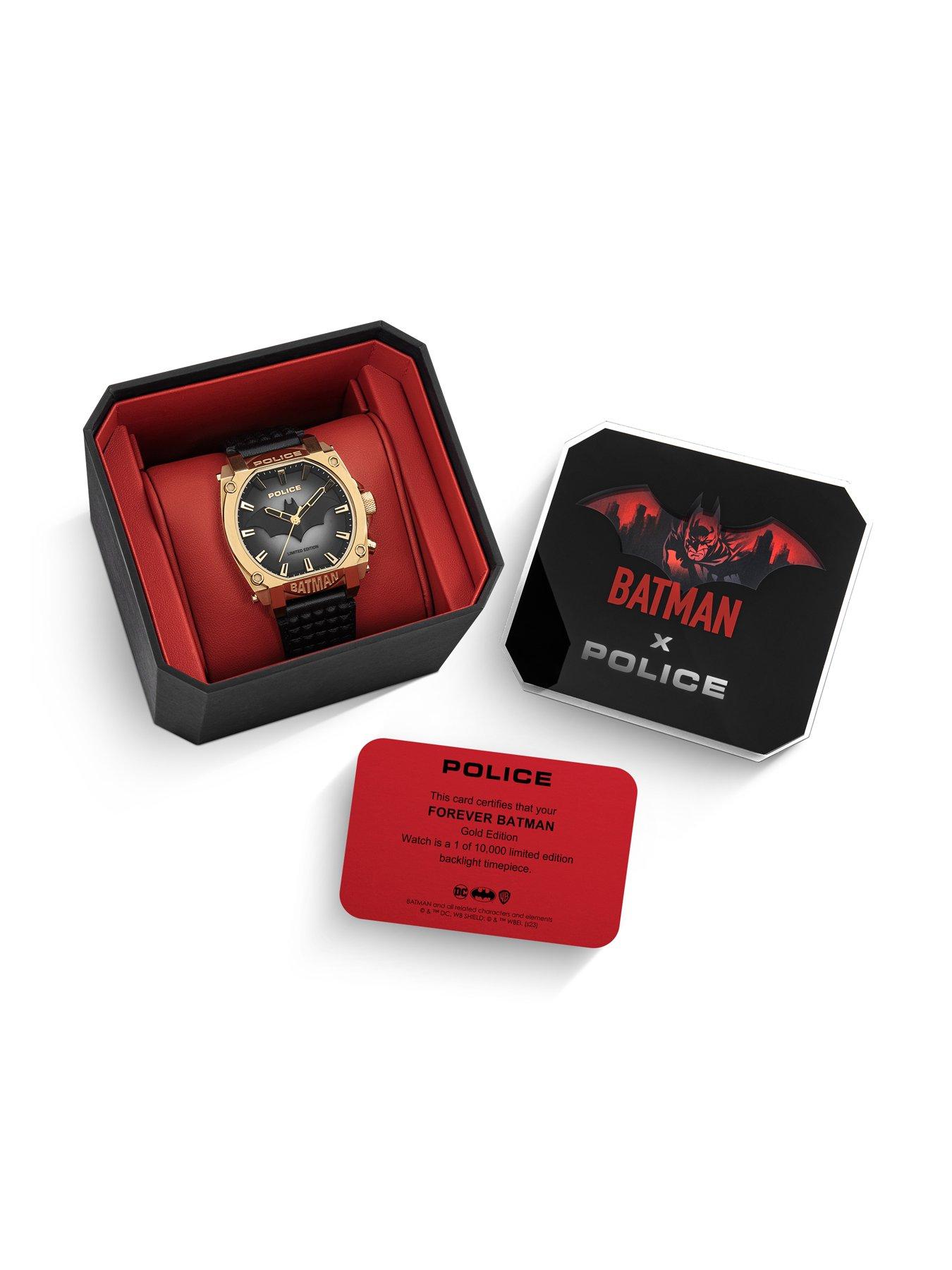 Image 6 of 6 of Police Gold Forever Batman Watch