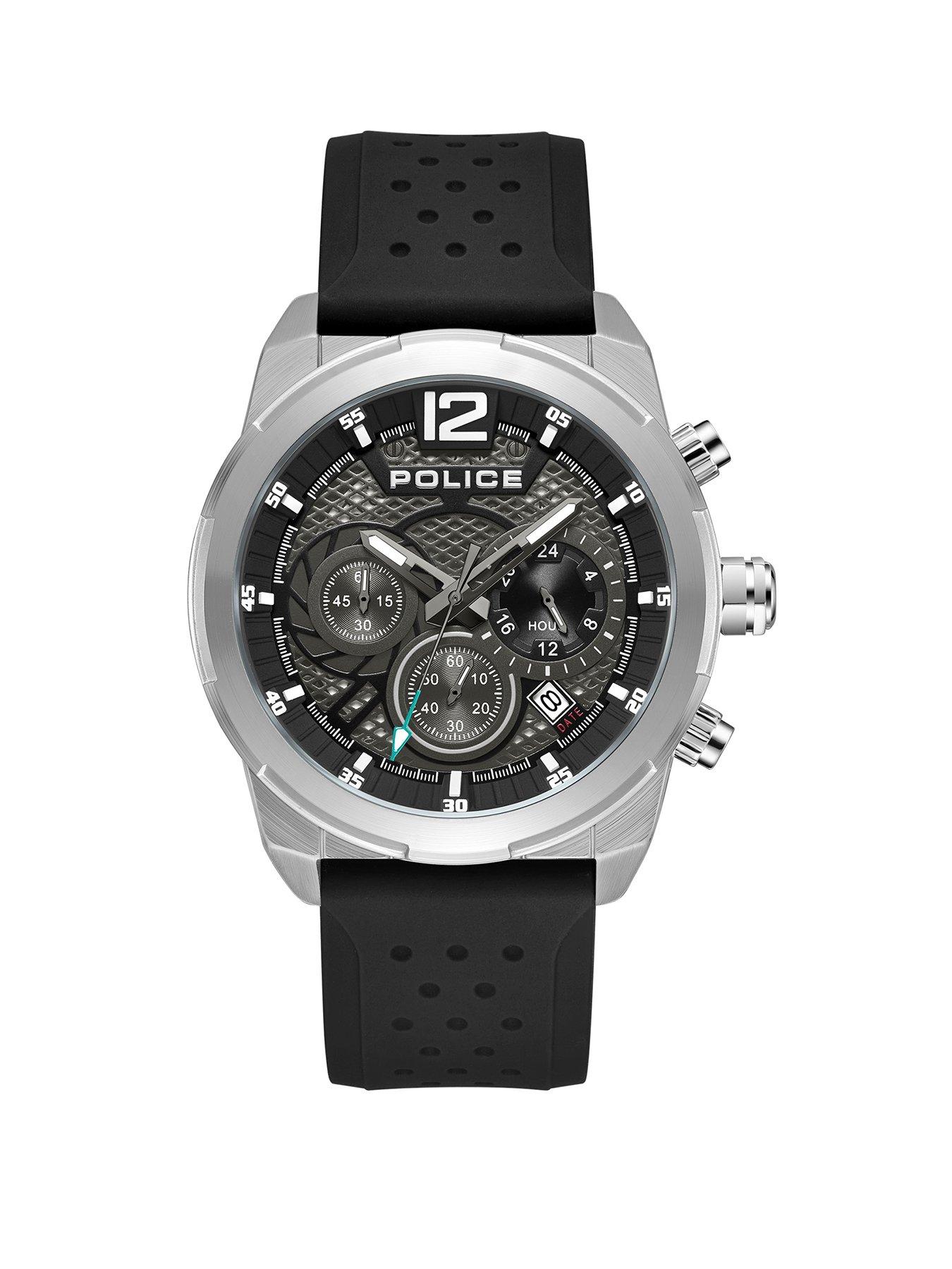 Police Police Railay Black Sillicone Strap Watch