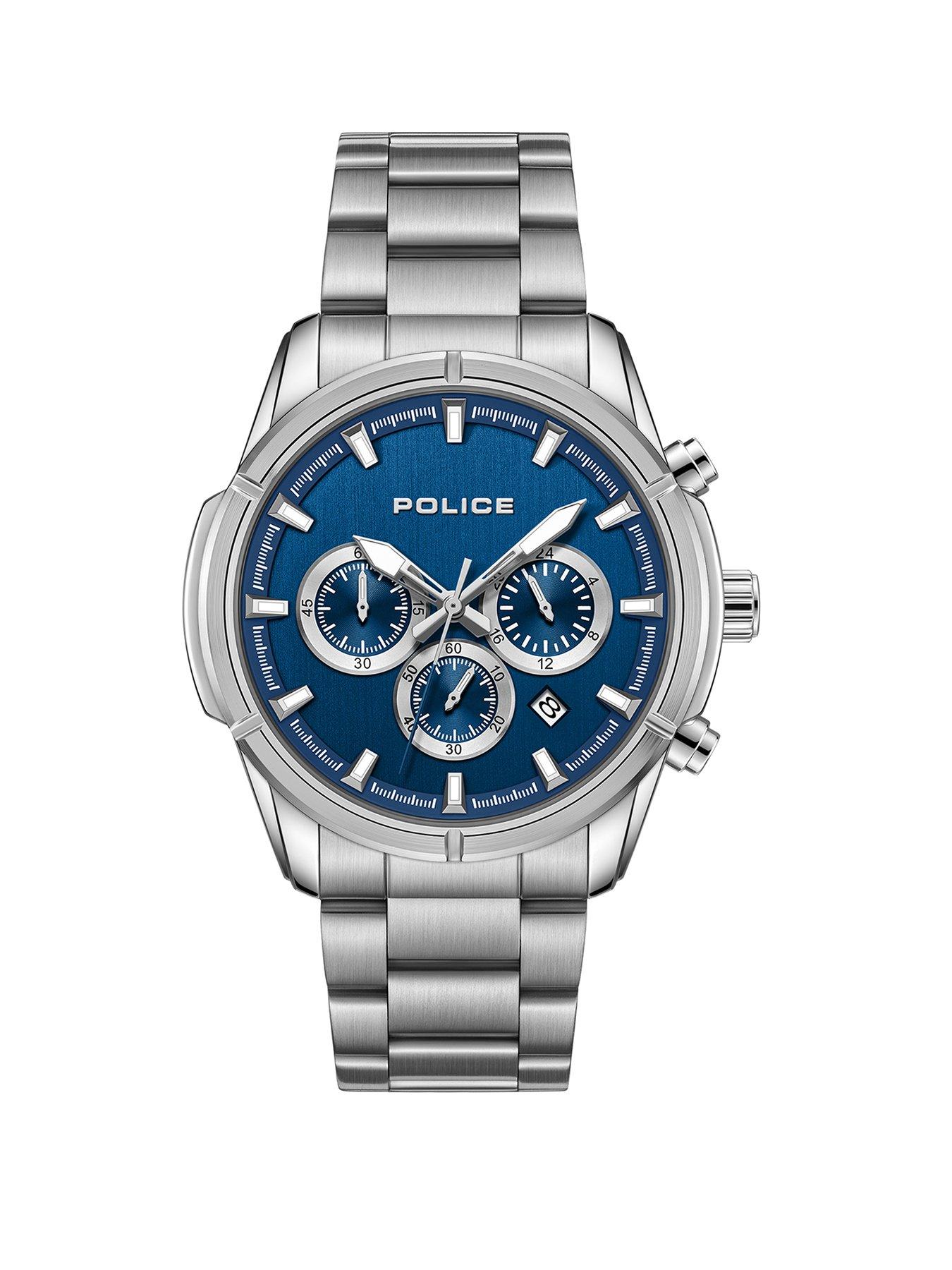 Police Flair Silver Bracelet Watch