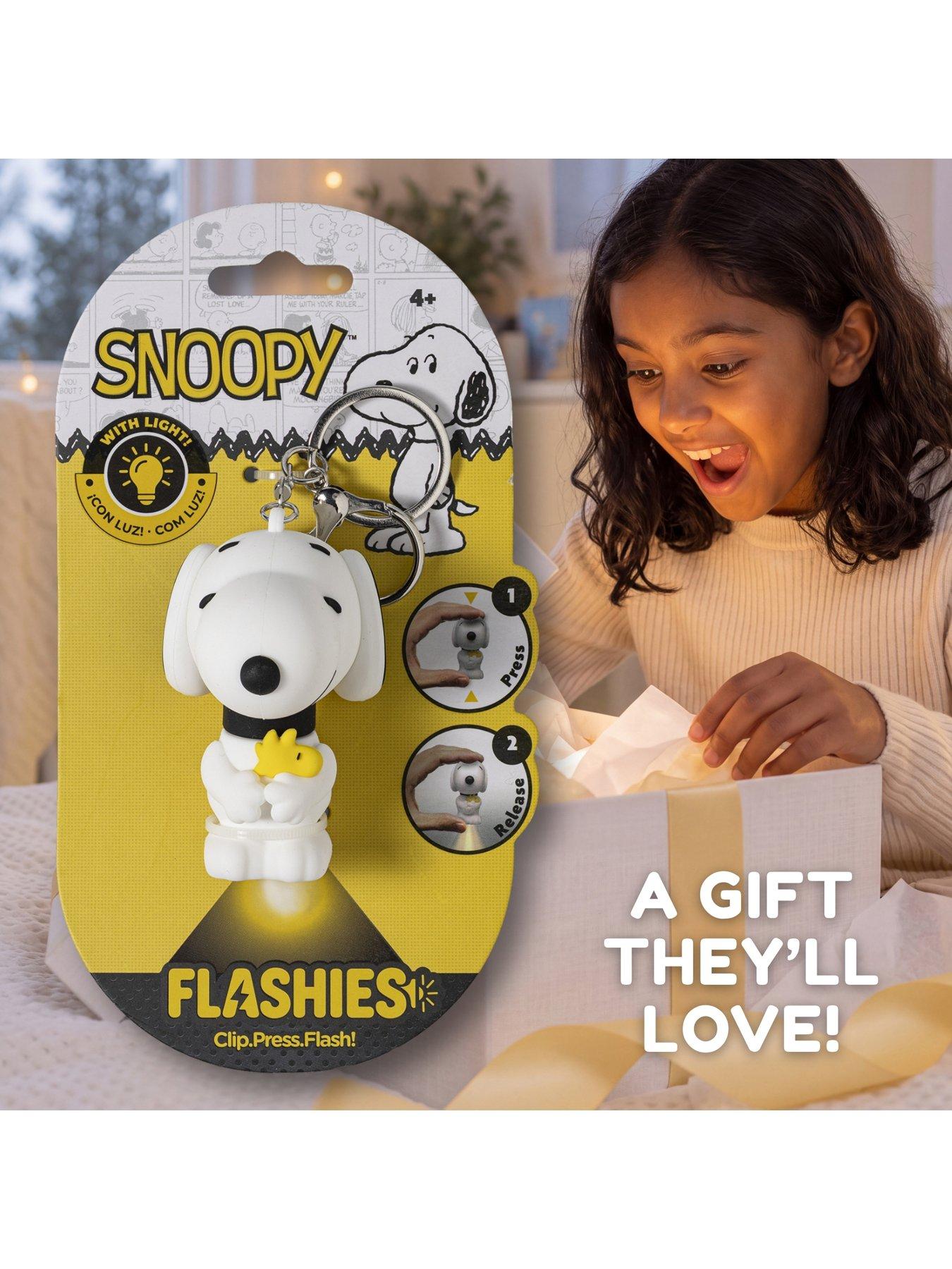 Image 6 of 7 of Snoopy Flashies 3D LED Keychain Flashlight Keyring - Multi
