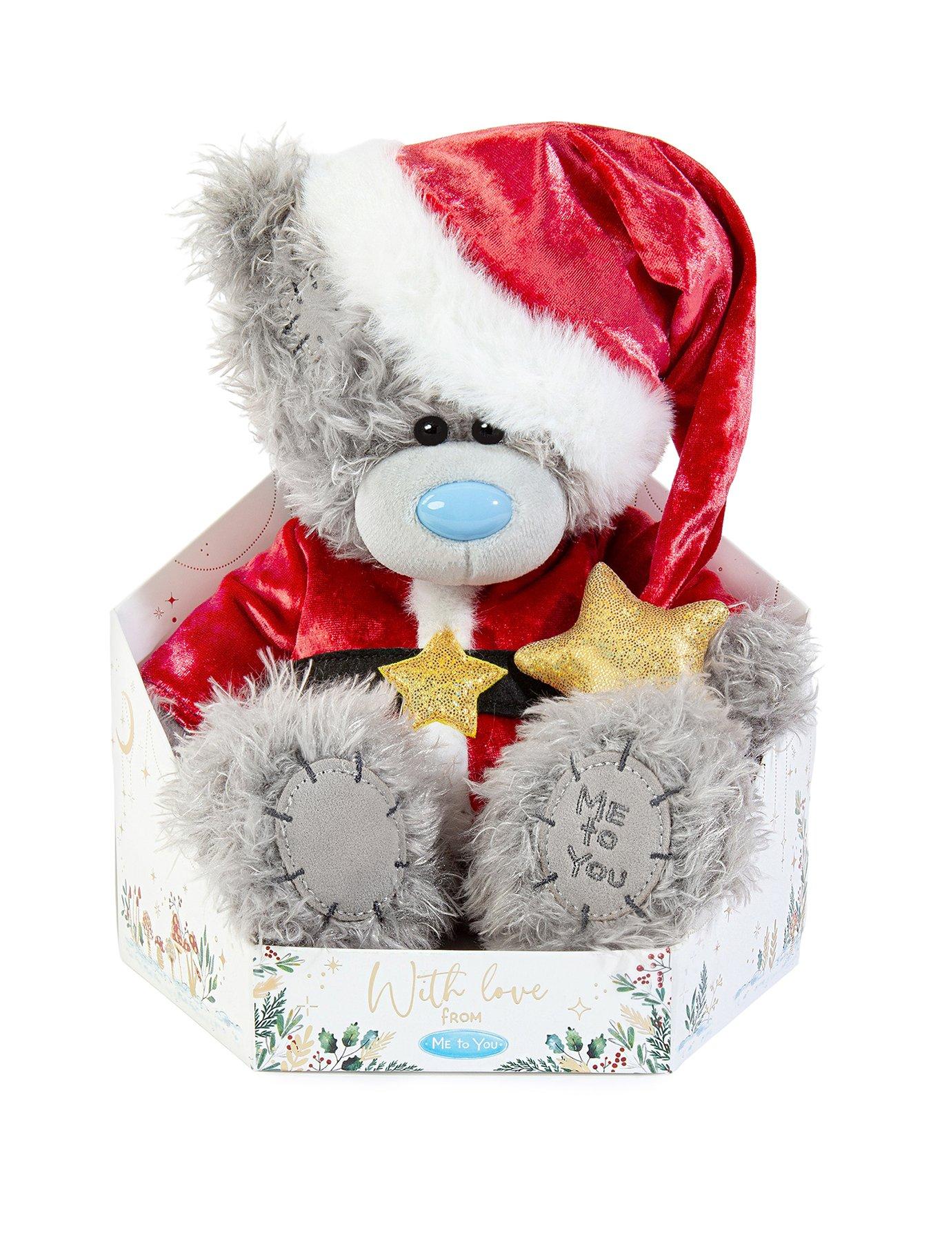 Me To You Tatty Teddy 19Cm-High Cute Santa Bear In Luxury Gift Box Signature Collection - Grey - Image 5
