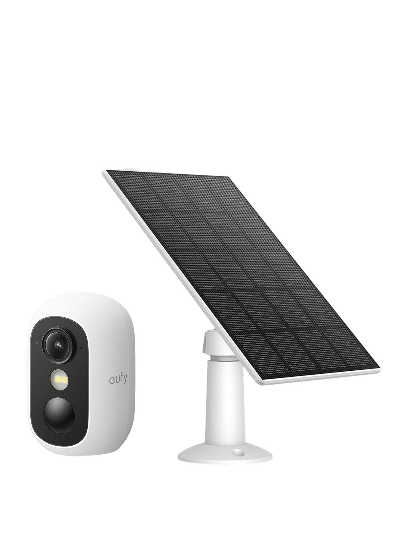 Image 1 of 7 of Eufy eufyCam C35 Solo with Solar Panel C10 White