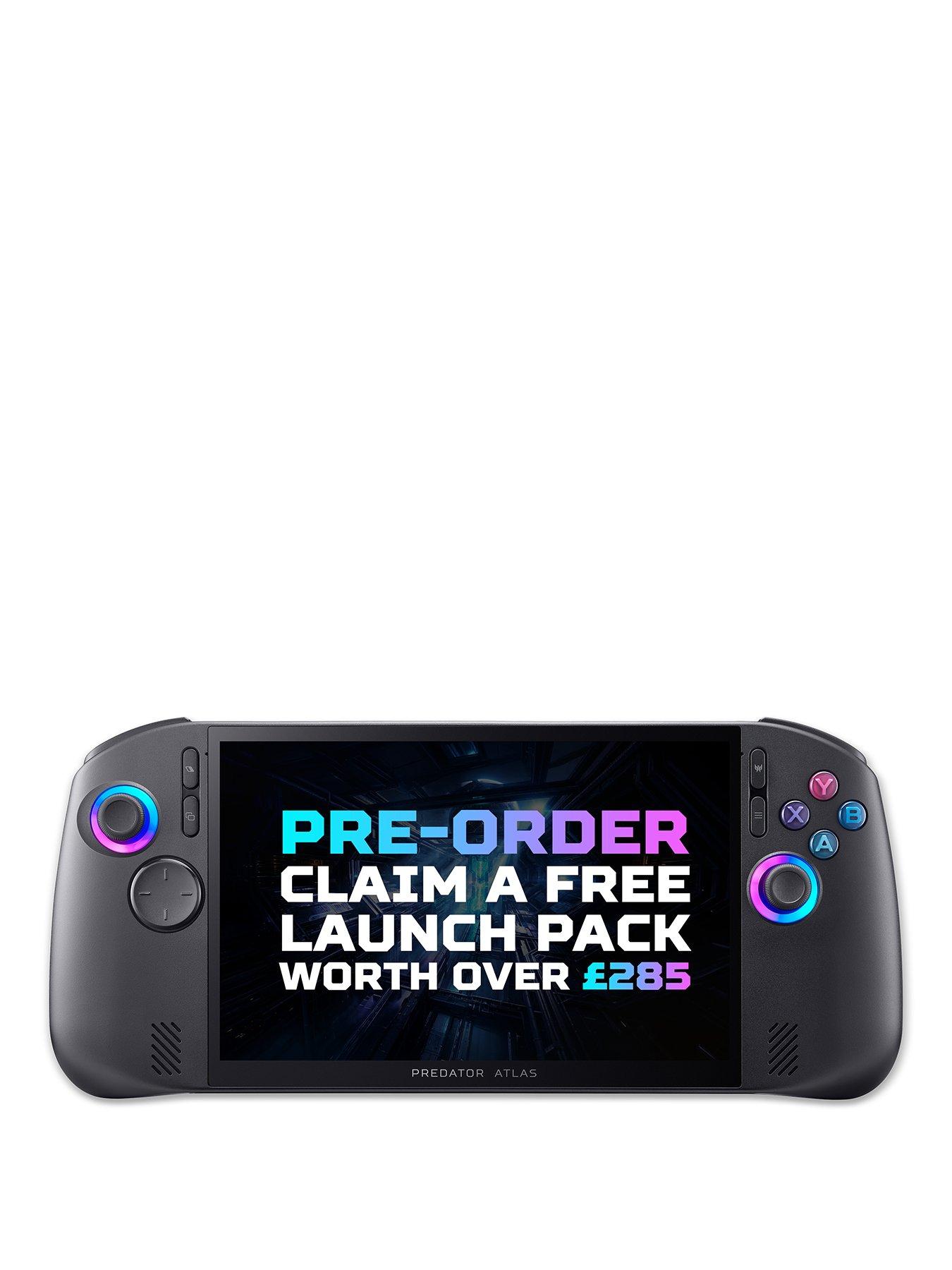 Acer Predator Atlas 8 Windows Handheld Gaming PC - Intel Arc G3, 16GB RAM, 512GB SSD, 8in WUXGA 120Hz, Black
