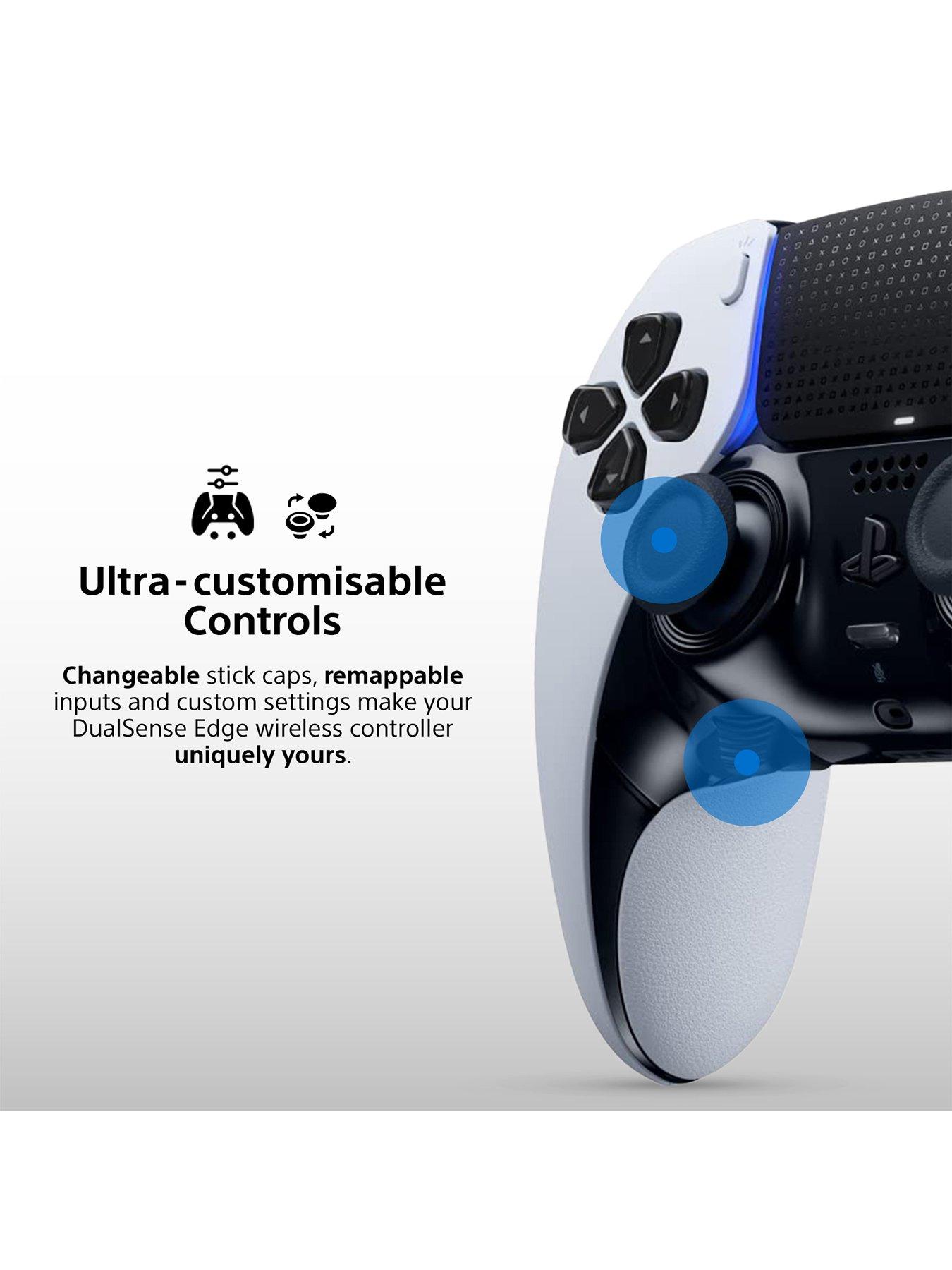 Image 3 of 8 of Playstation Marvel's Wolverine &amp; PlayStation&reg;5 DualSense Edge&reg; Wireless Controller - White