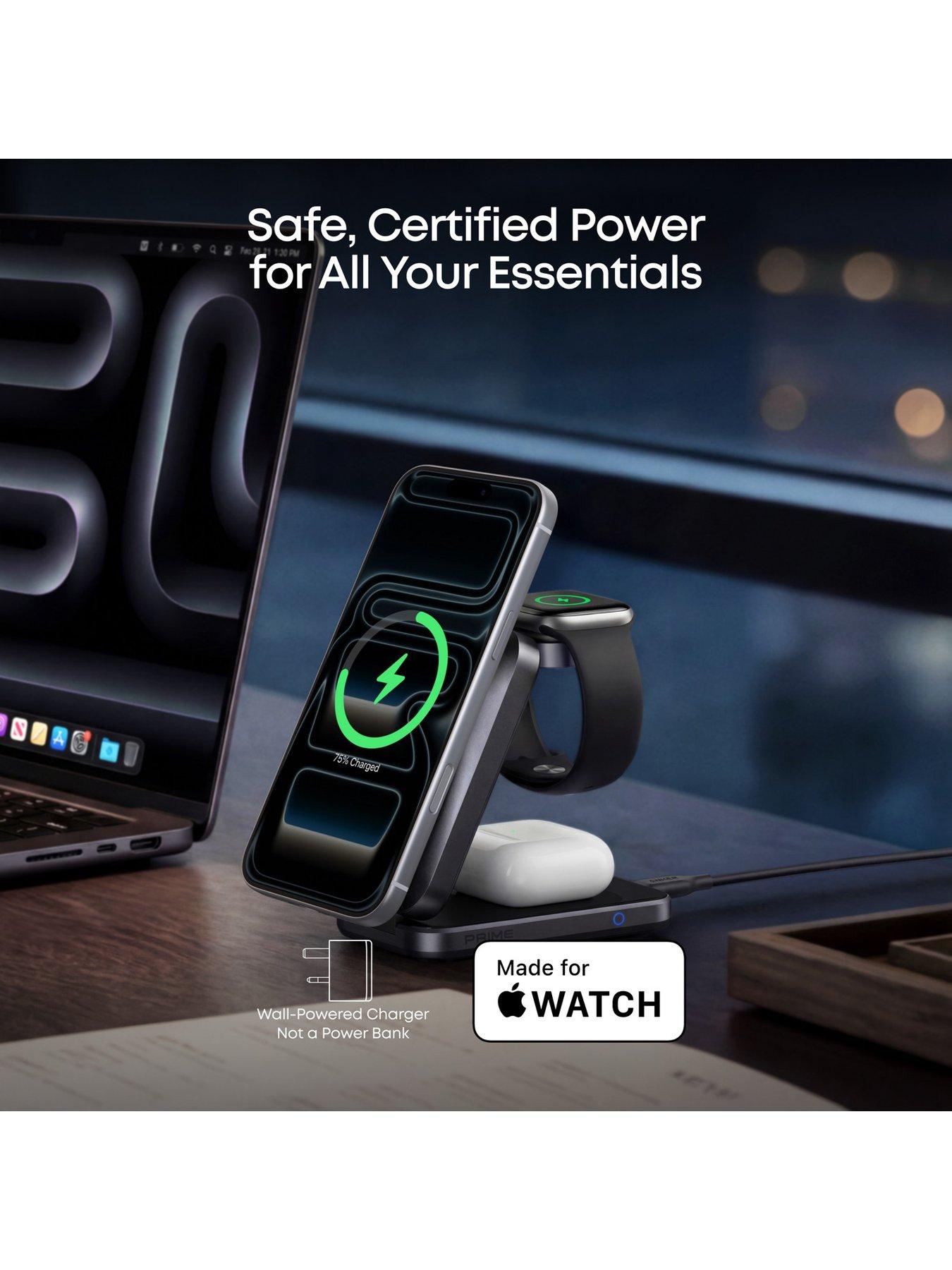 Image 7 of 7 of Anker Anker Prime 3-in-1 Wireless Charging Station MagGo 25W Qi2.2 AirCool Foldable Magnetic Charger