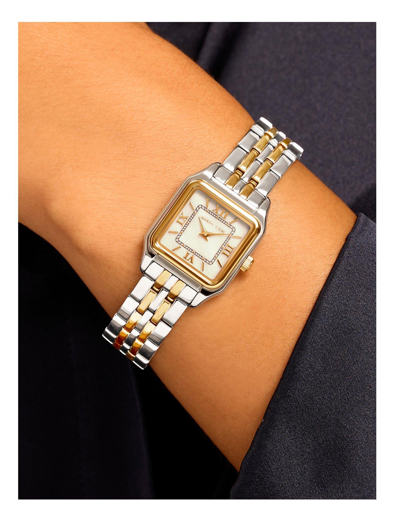 Image 1 of 4 of Abbott Lyon Essence Two Tone Watch 14ct Gold Plated