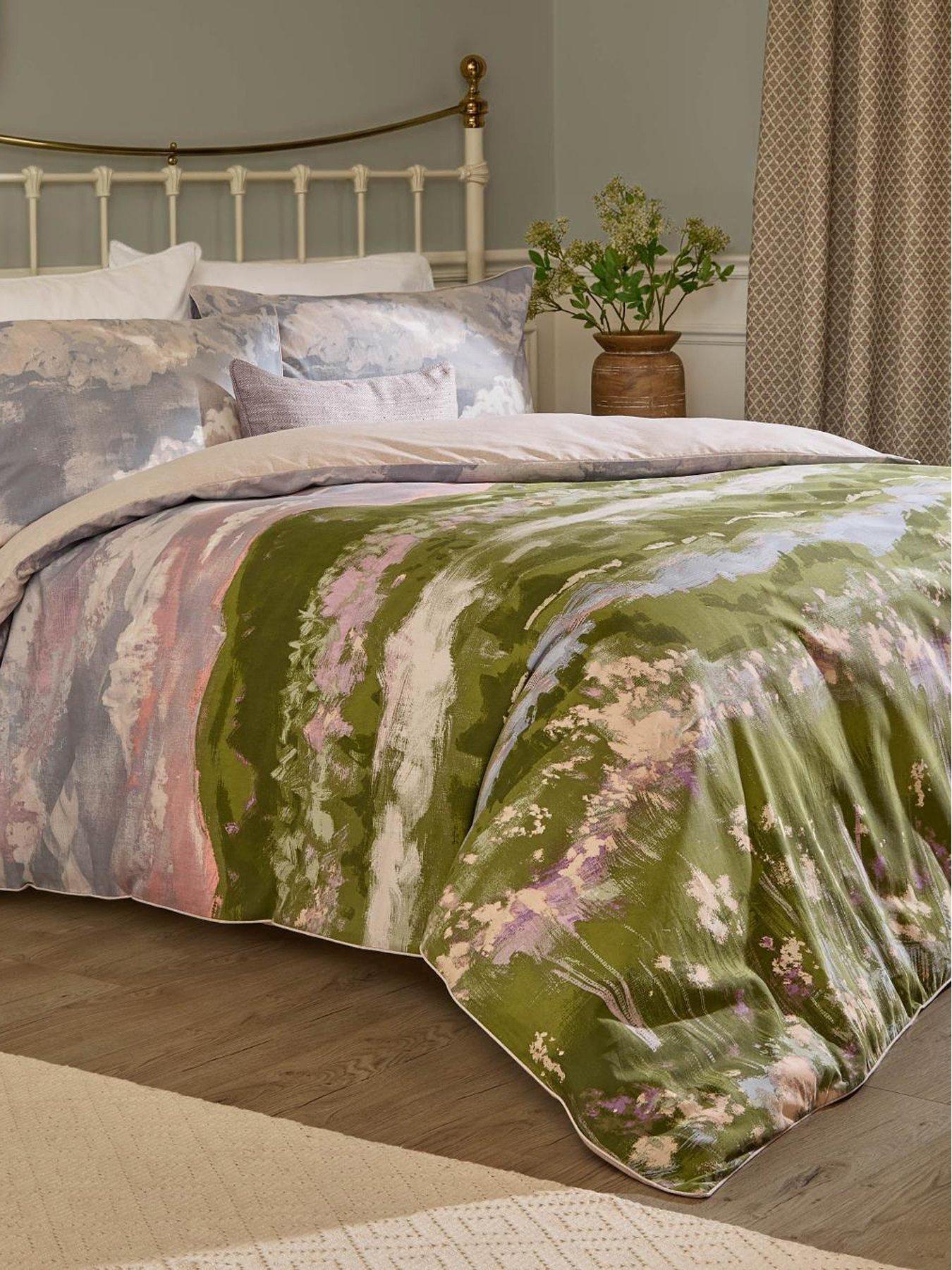 Image 1 of 3 of Voyage Foinaven Super King Duvet Set Heather