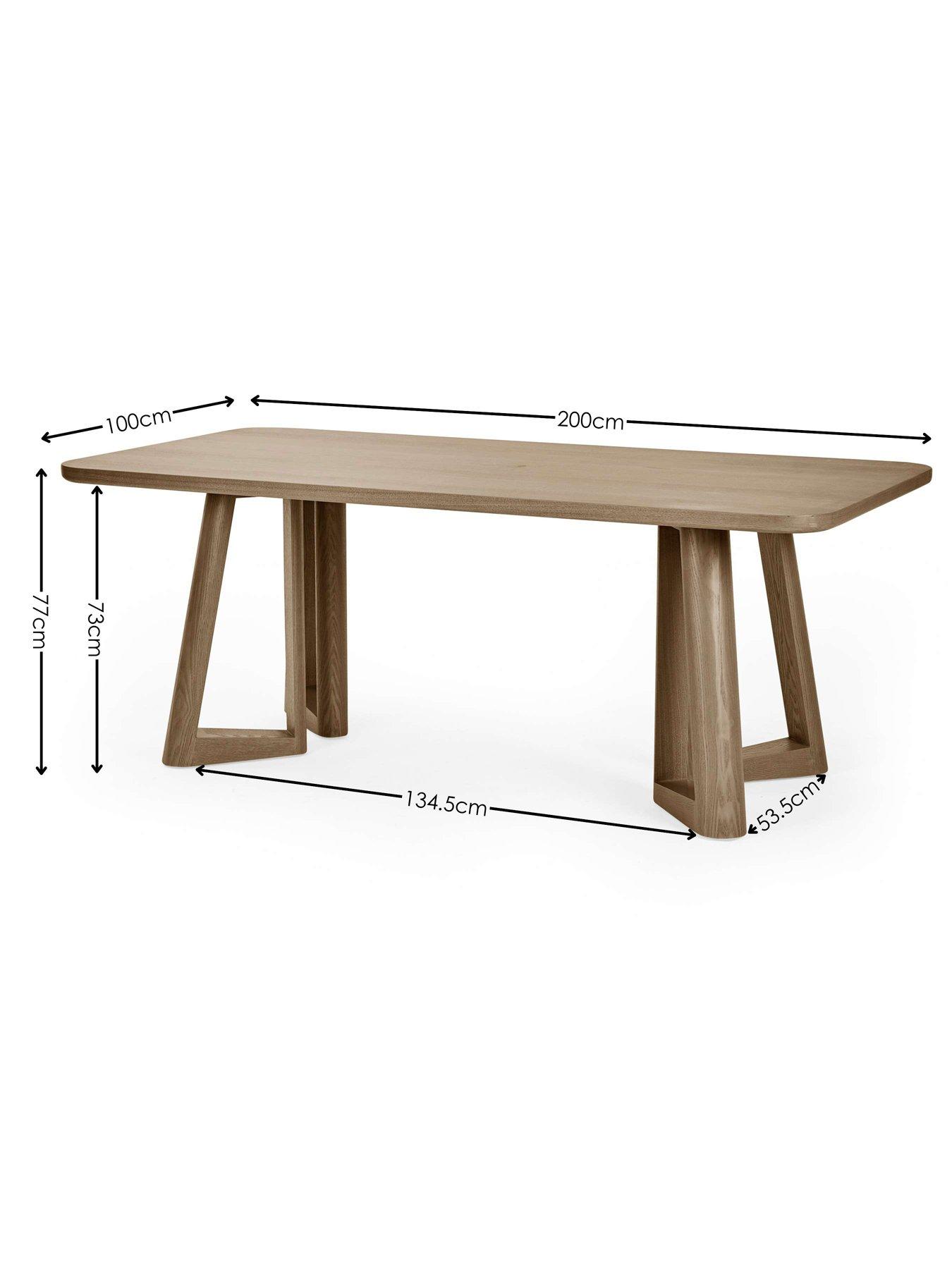 Image 7 of 7 of Julian Bowen Caravelle Dining Table