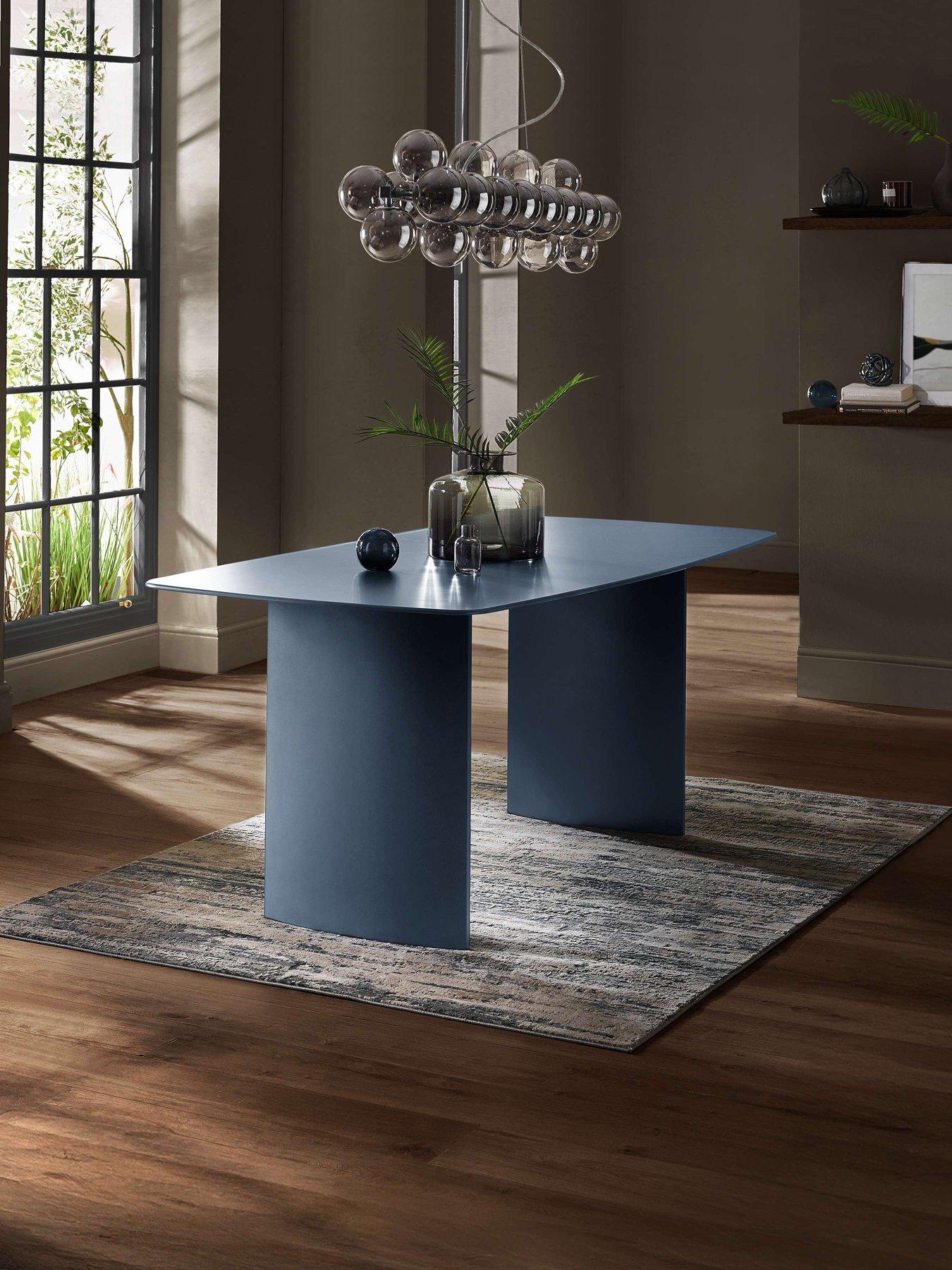 Image 1 of 7 of Julian Bowen Element Glass Dining Table