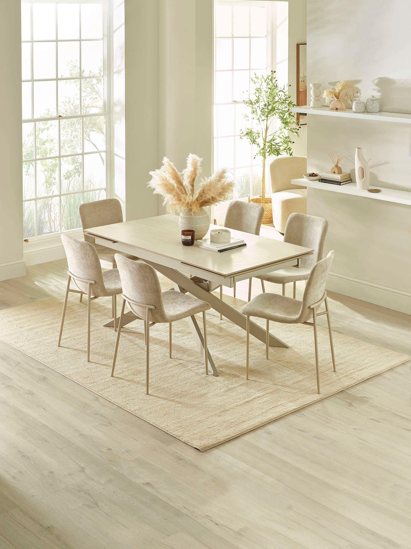 Image 6 of 7 of Julian Bowen Osaka Extending Dining Table