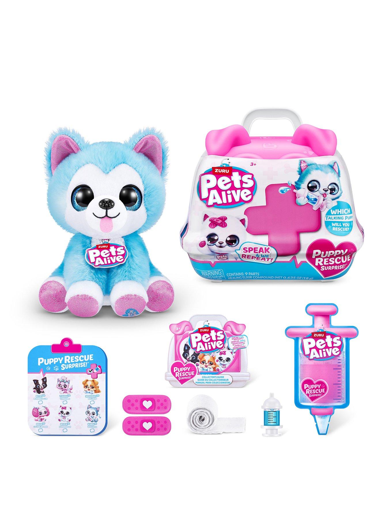 Image 1 of 6 of Pets Alive Pet Shop Surprise Speak And Repeat Puppy Rescue Plush