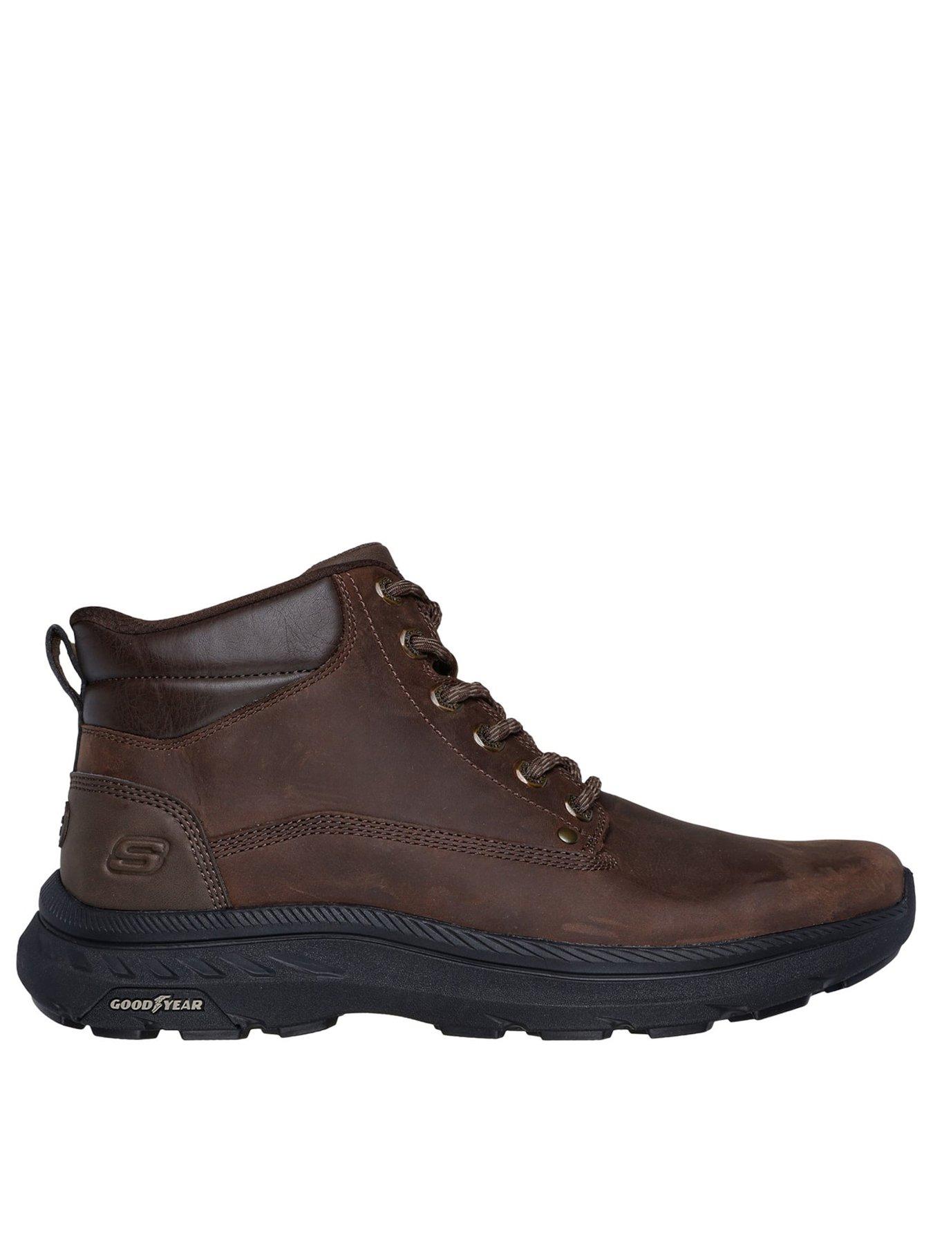Skechers Men's Cocoa Slip-Ins Relaxed Fit: Pollard - Waylon Boots In Size 12 | Leather/Synthetic/Metal - Image 3