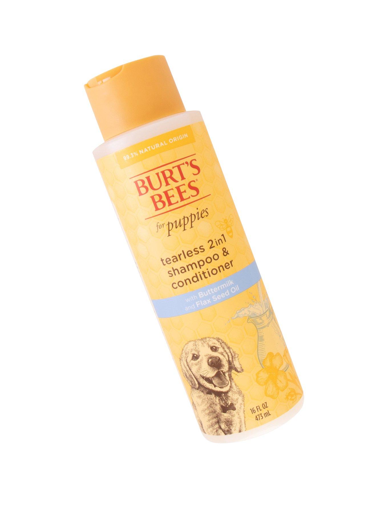 Image 1 of 4 of Burts Bees Tearless 2 in 1 Shampoo and Conditioner for Puppies with Buttermilk &amp; Linseed Oil, 16 Ounces