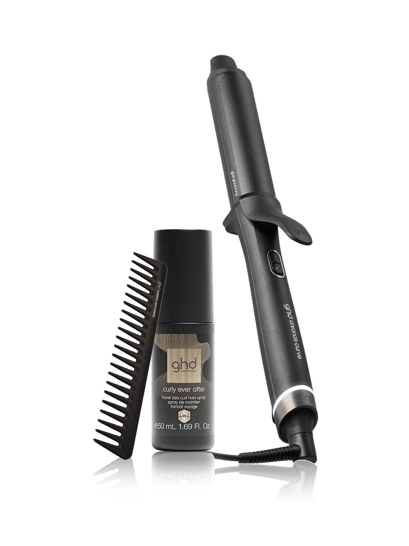 Image 1 of 8 of ghd Chronos Curve Grand Tong - 32mm Hair Curler Bundle
