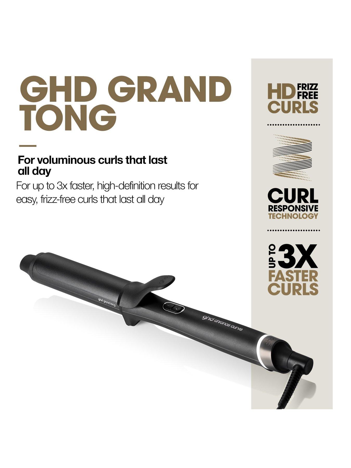 Image 2 of 8 of ghd Chronos Curve Grand Tong - 32mm Hair Curler Bundle
