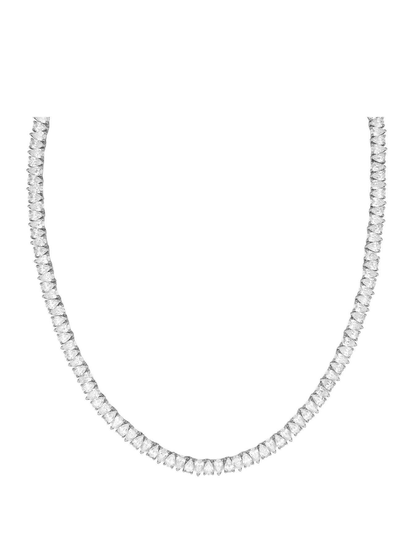 Image 1 of 2 of Say It With Pear Necklace - Silver