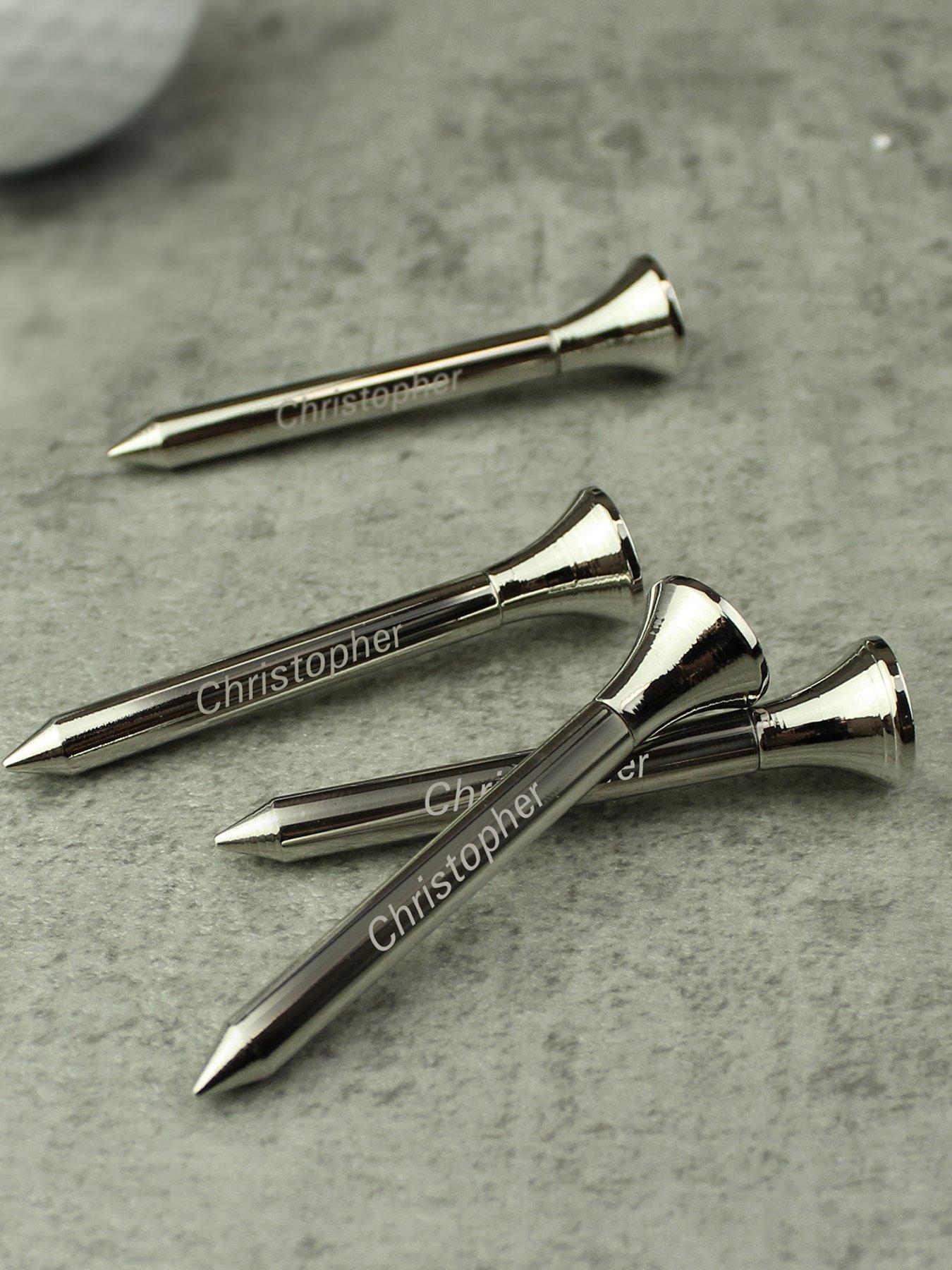 Image 1 of 3 of The Personalised Memento Company Personalised Pack of 4 Golf Tees