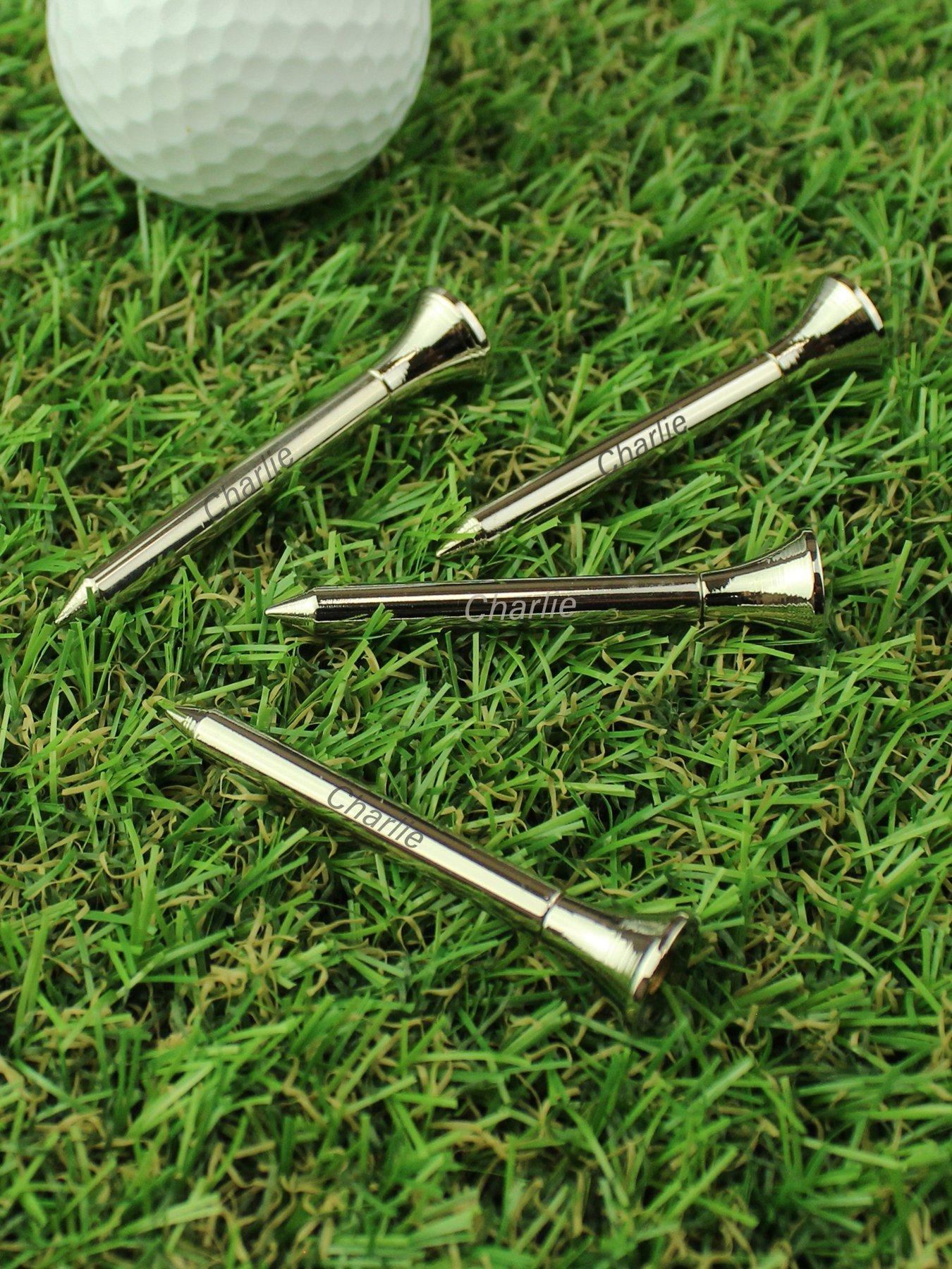 Image 3 of 3 of The Personalised Memento Company Personalised Pack of 4 Golf Tees