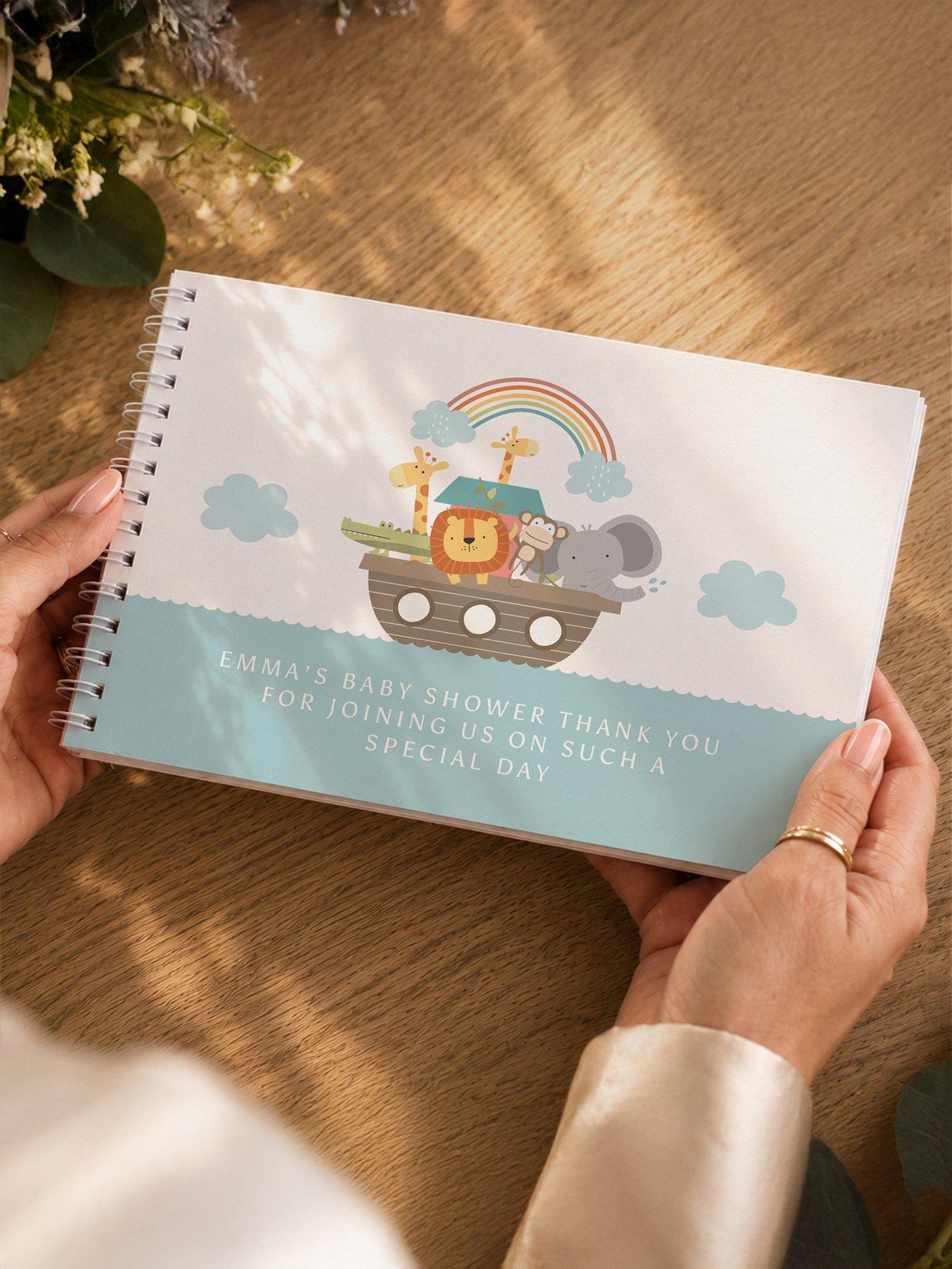 Image 3 of 4 of The Personalised Memento Company Personalised Noah's Ark Guest Book