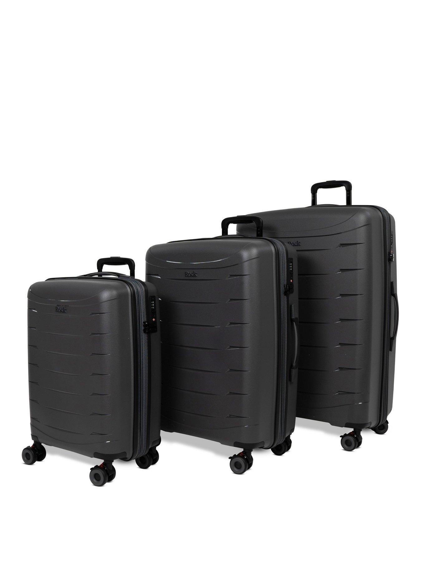 Rock Charcoal Set Of 3 Resilient Suitcases - Image 3