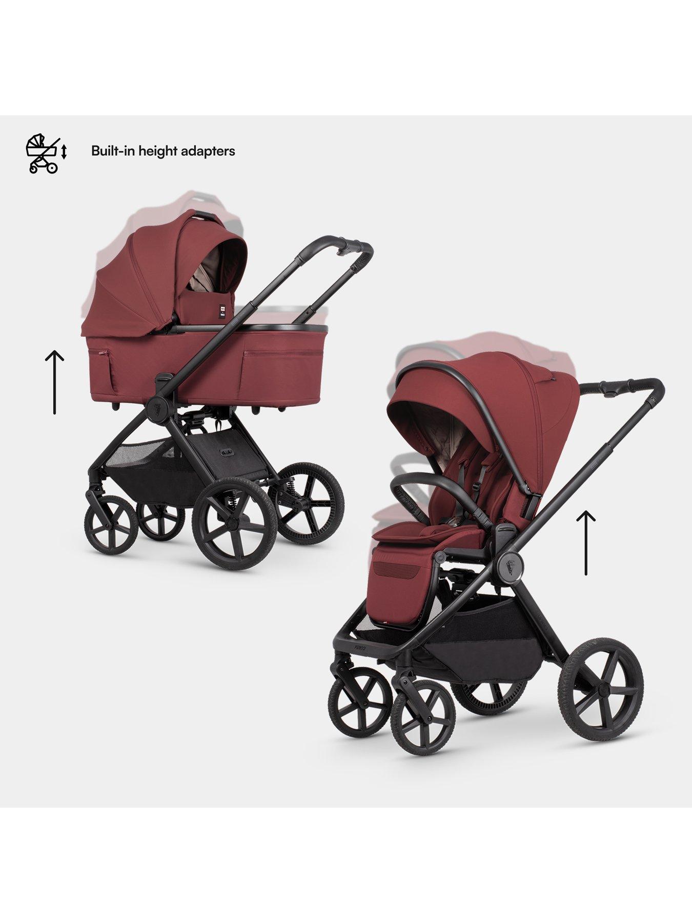 Image 2 of 8 of Venicci Upline 3 Hunter - 4in1 Plus Bundle Tiago Black Car Seat and 360 Base - Red