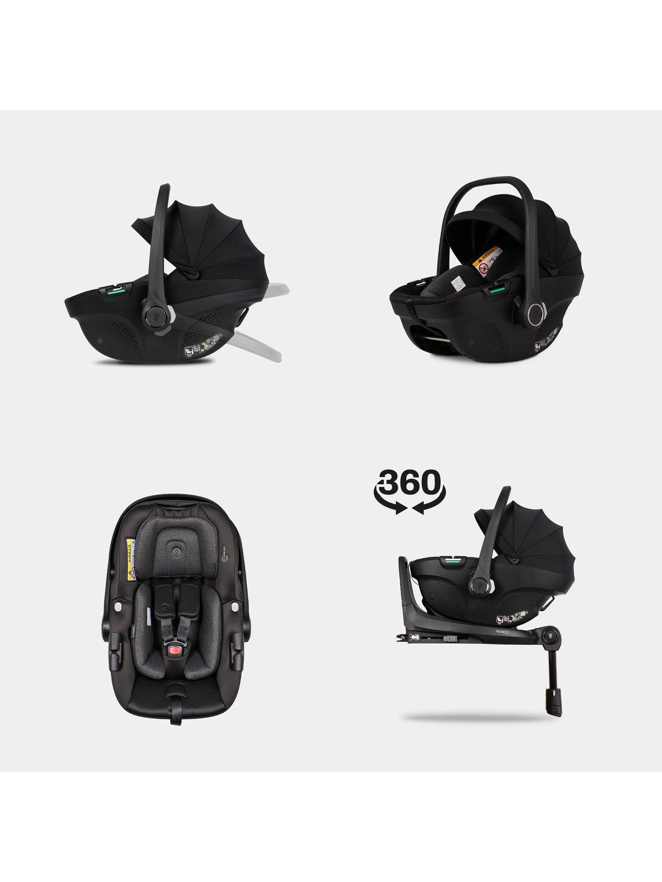 Image 6 of 8 of Venicci Upline 3 Hunter - 4in1 Bundle Tiago Black Car Seat and 360 Base - Red