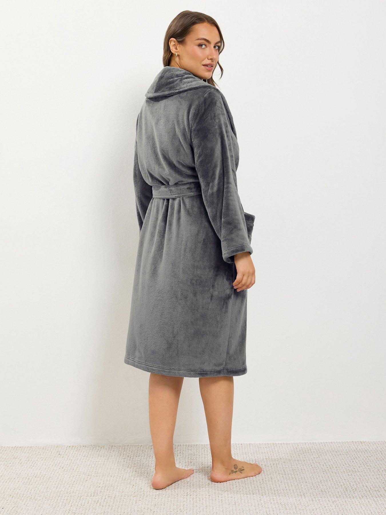 Image 2 of 4 of Yours Curve Super Luxe Shawl Robe