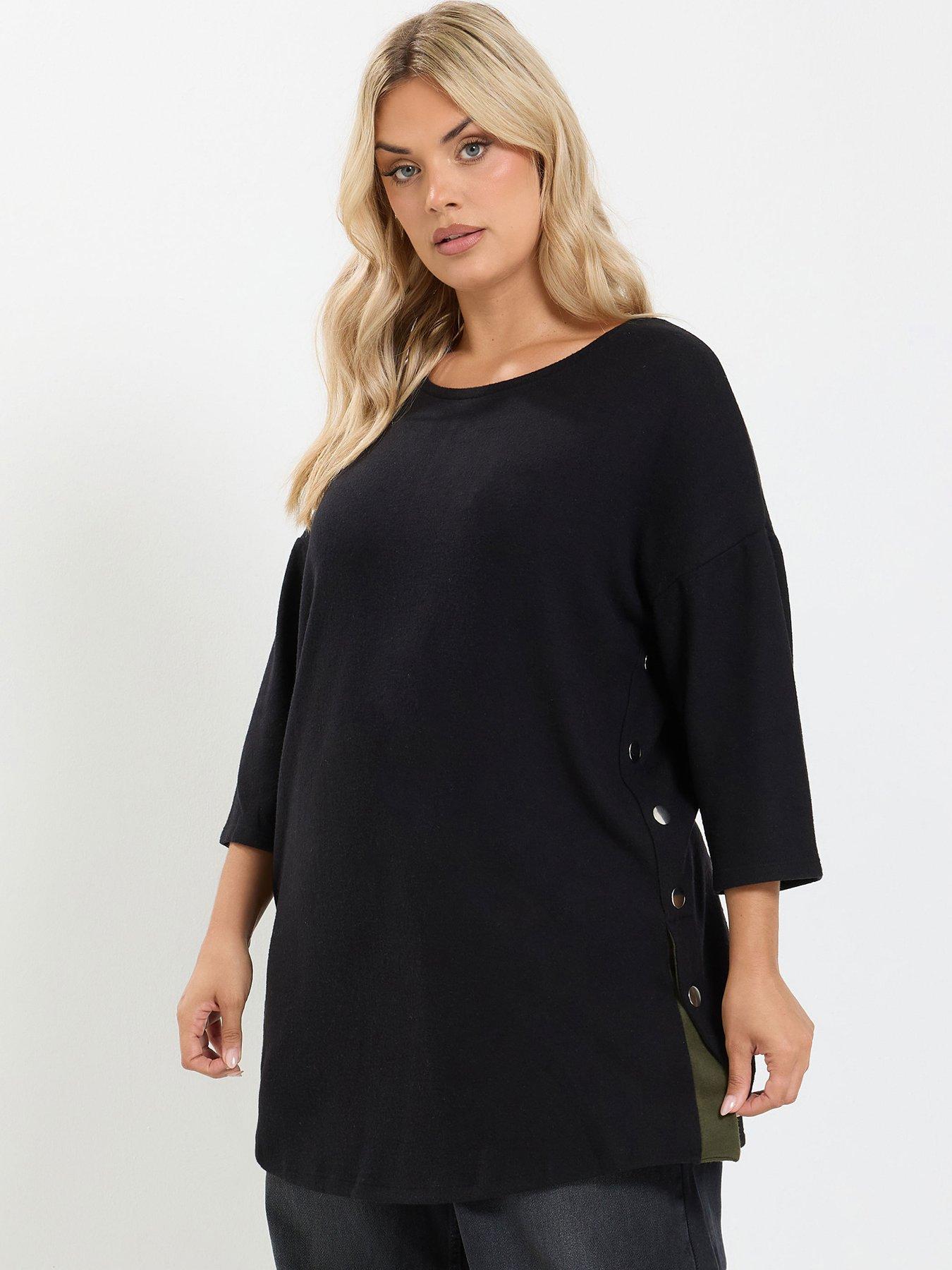 Image 1 of 4 of Yours Curve Soft Touch Side Button Jumper