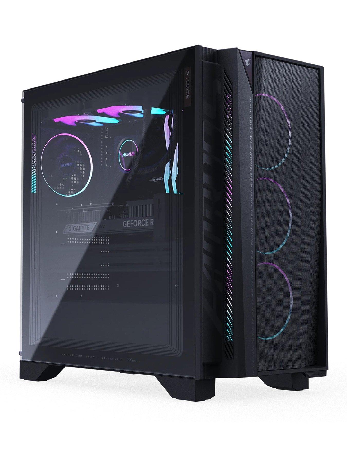 GIGABYTE AORUS PRIME 5 Gaming Desktop - GeForce RTX 5080 WINDFORCE OC - AMD Ryzen 7 9800X3D - 32GB RAM, 2TB SSD - Black
