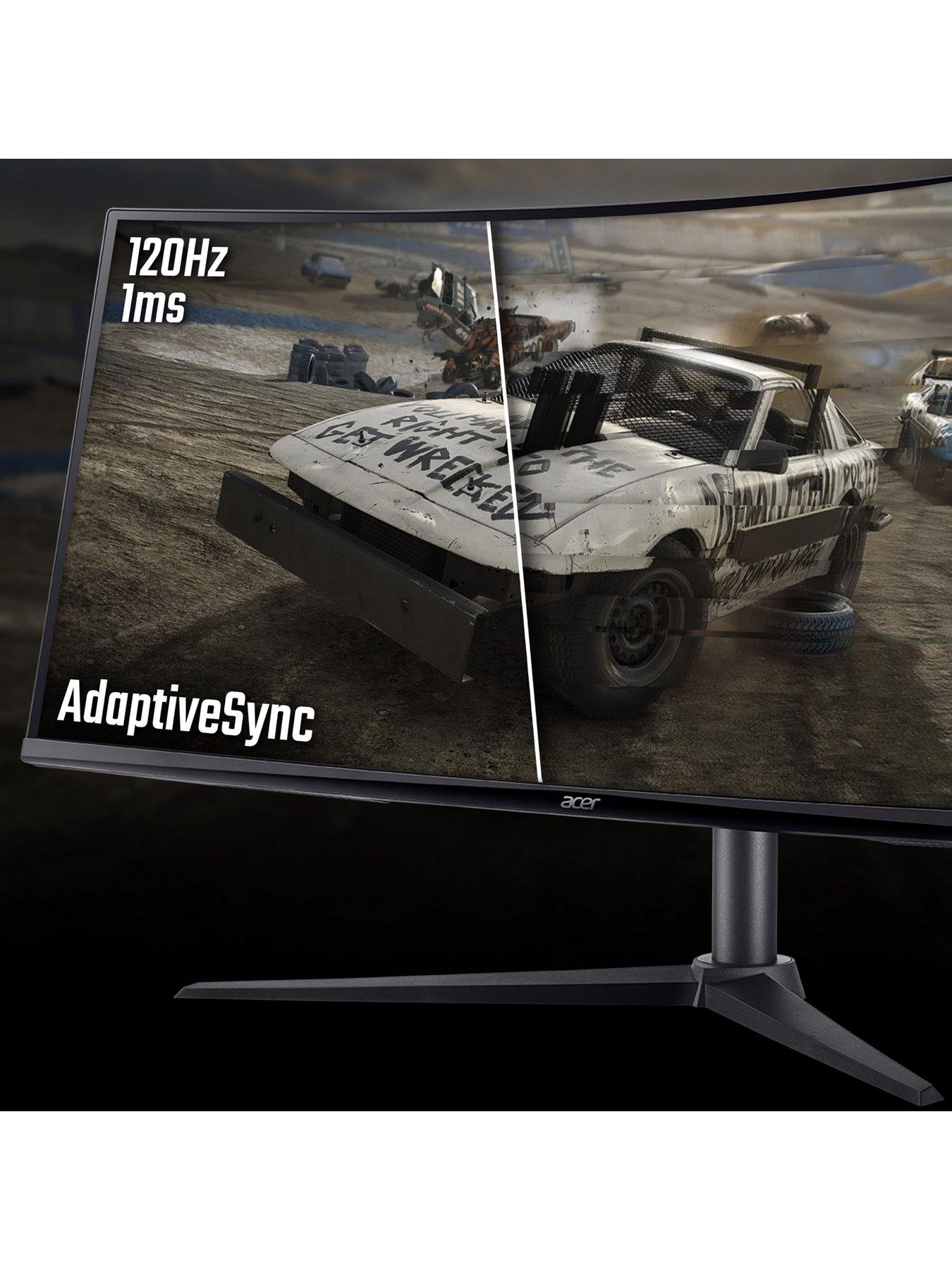 Image 6 of 7 of Acer Nitro XZ340CURJ0bmiiphx Ultrawide Curved Gaming Monitor - 34in, UWQHD, VA, 120Hz, Height Adjustable, Black
