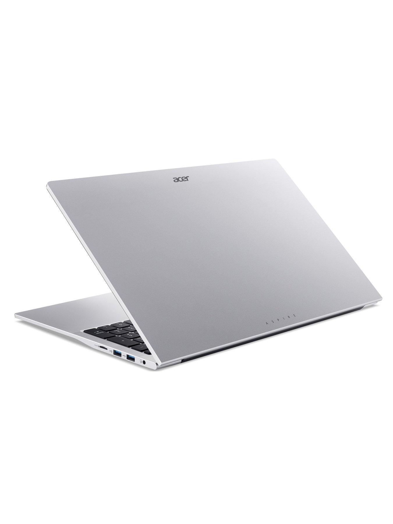 Image 2 of 7 of Acer Aspire Lite Laptop - Intel N150, 8GB RAM, 128GB SSD, 17.3in HD+ , Silver - No Power Adaptor Included