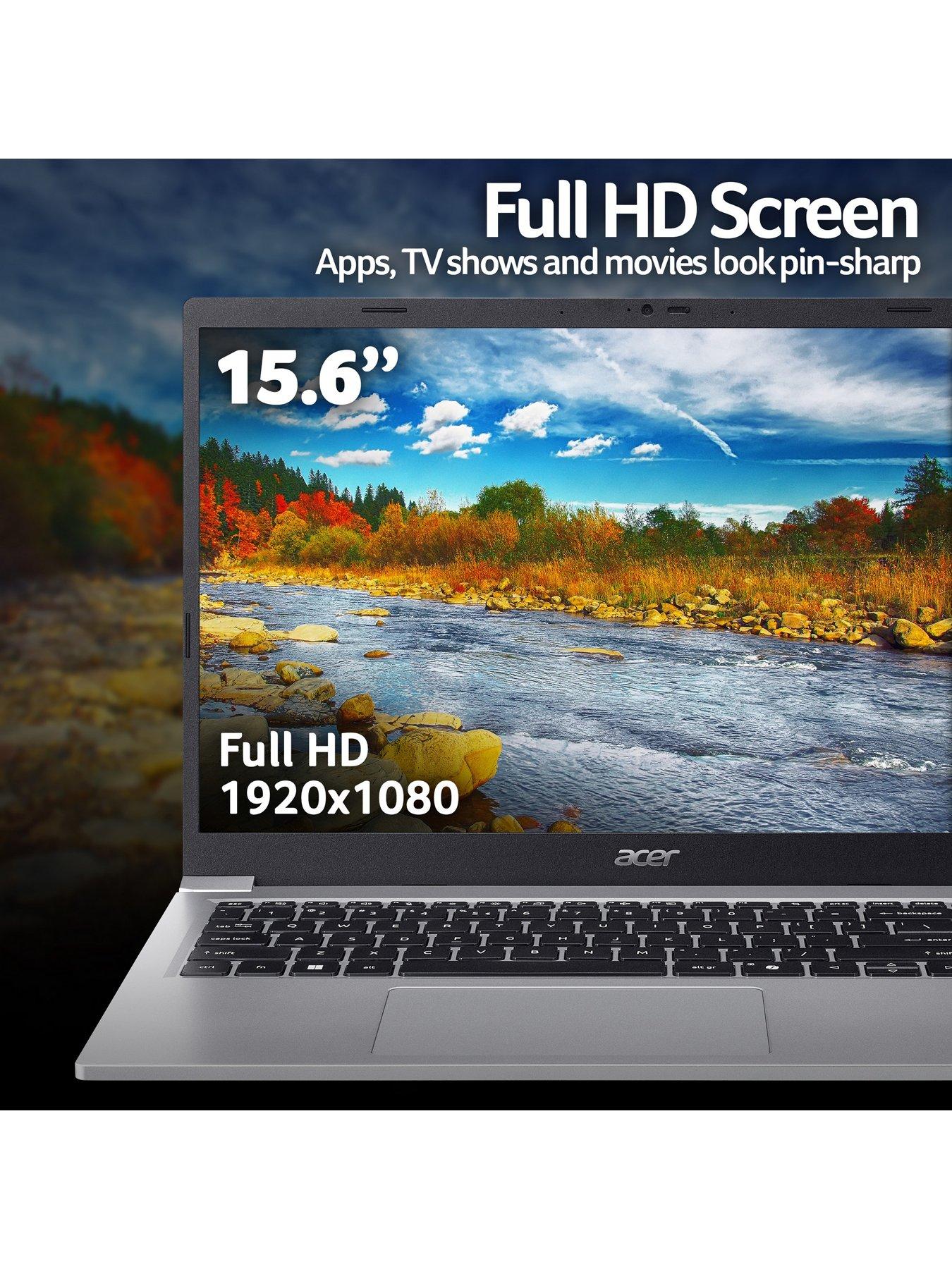 Image 6 of 7 of Acer Aspire Lite Laptop - Intel Core 3, 8GB RAM, 256GB SSD, 15.6in FHD IPS, Silver - No Power Adaptor Included